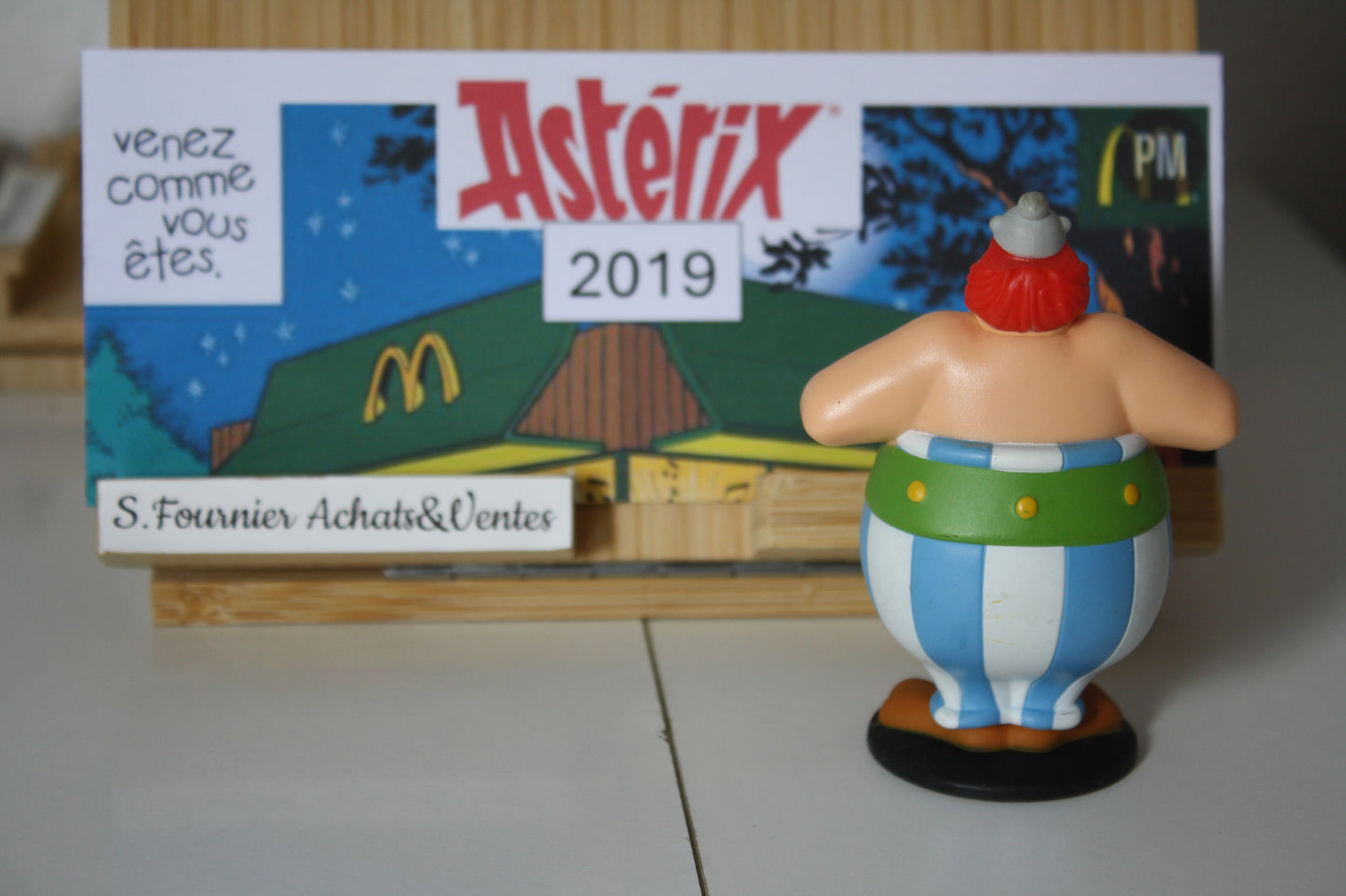 Figurine Obélix – Astérix - Mac Donald – 60 ans – Objet dérivé - 2019