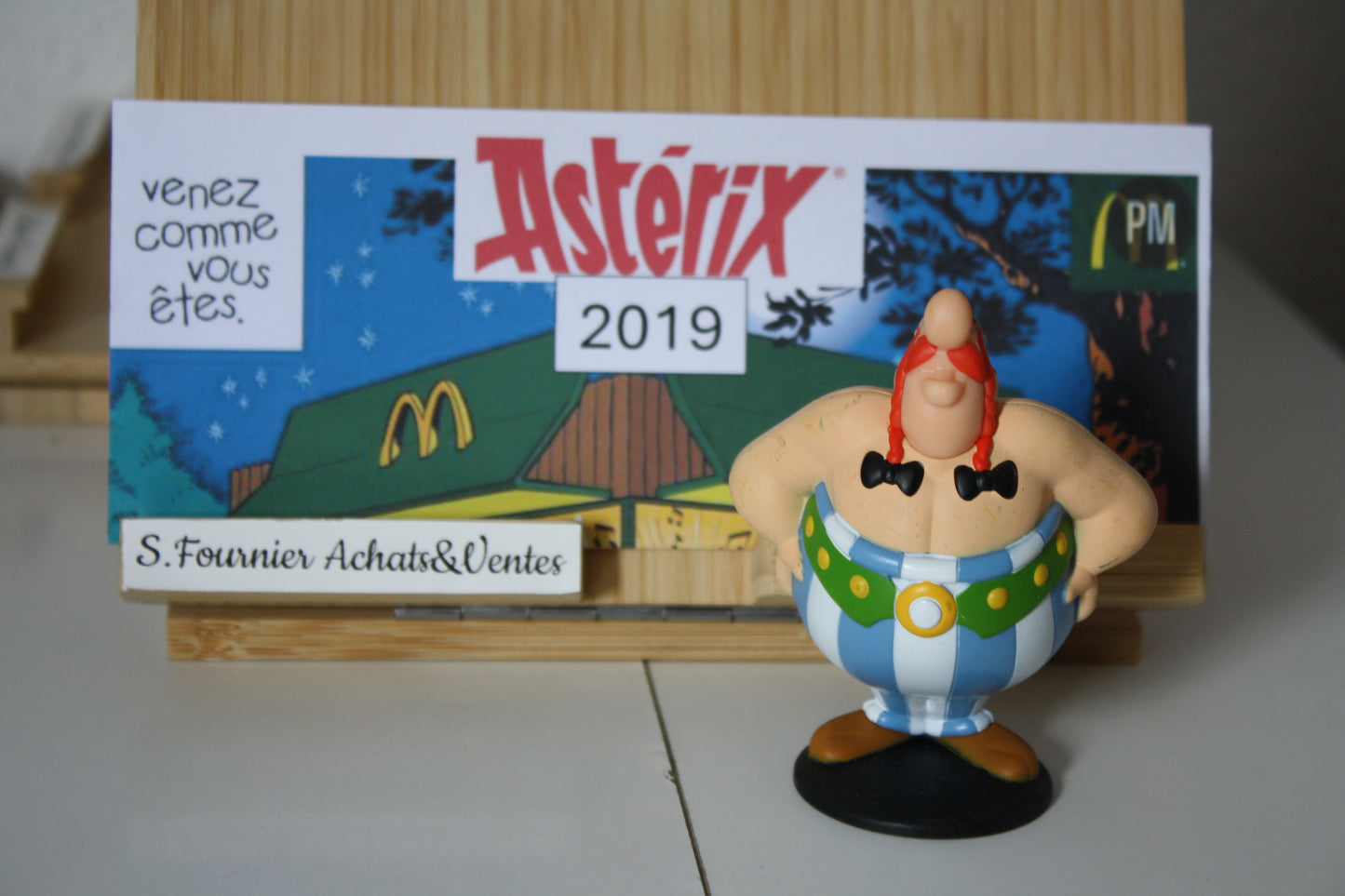 Figurine Obélix bis – Astérix - Mac Donald – 60 ans – Objet dérivé - 2019