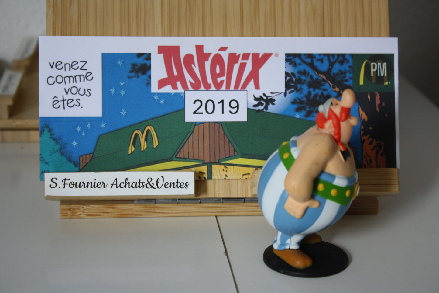 Figurine Obélix bis – Astérix - Mac Donald – 60 ans – Objet dérivé - 2019