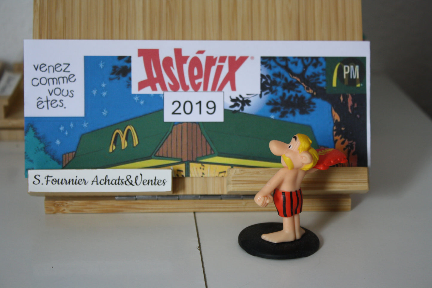 Figurine Astérix aux JO – Astérix - Mac Donald – 60 ans – Objet dérivé - 2019