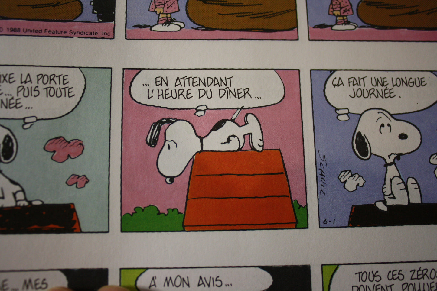 Snoopy prend de la hauteur – Snoopy – Schulz - Delville – Publicitaire - 1999 - ESSO