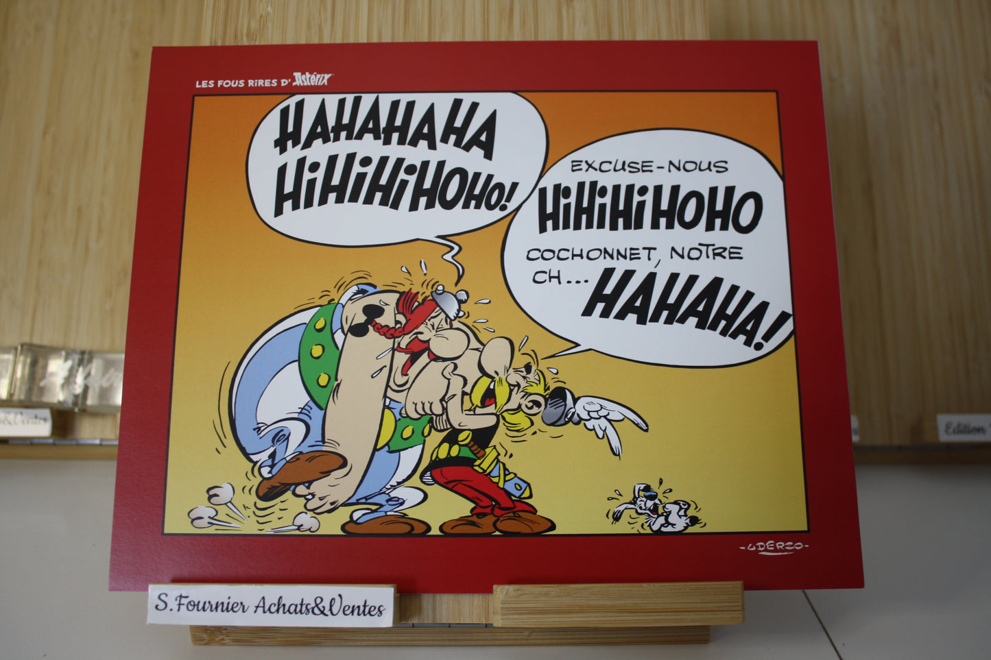 Les fous rires d’astérix – Astérix – Goscinny Uderzo - Hachette – Objet dérivé - 2010