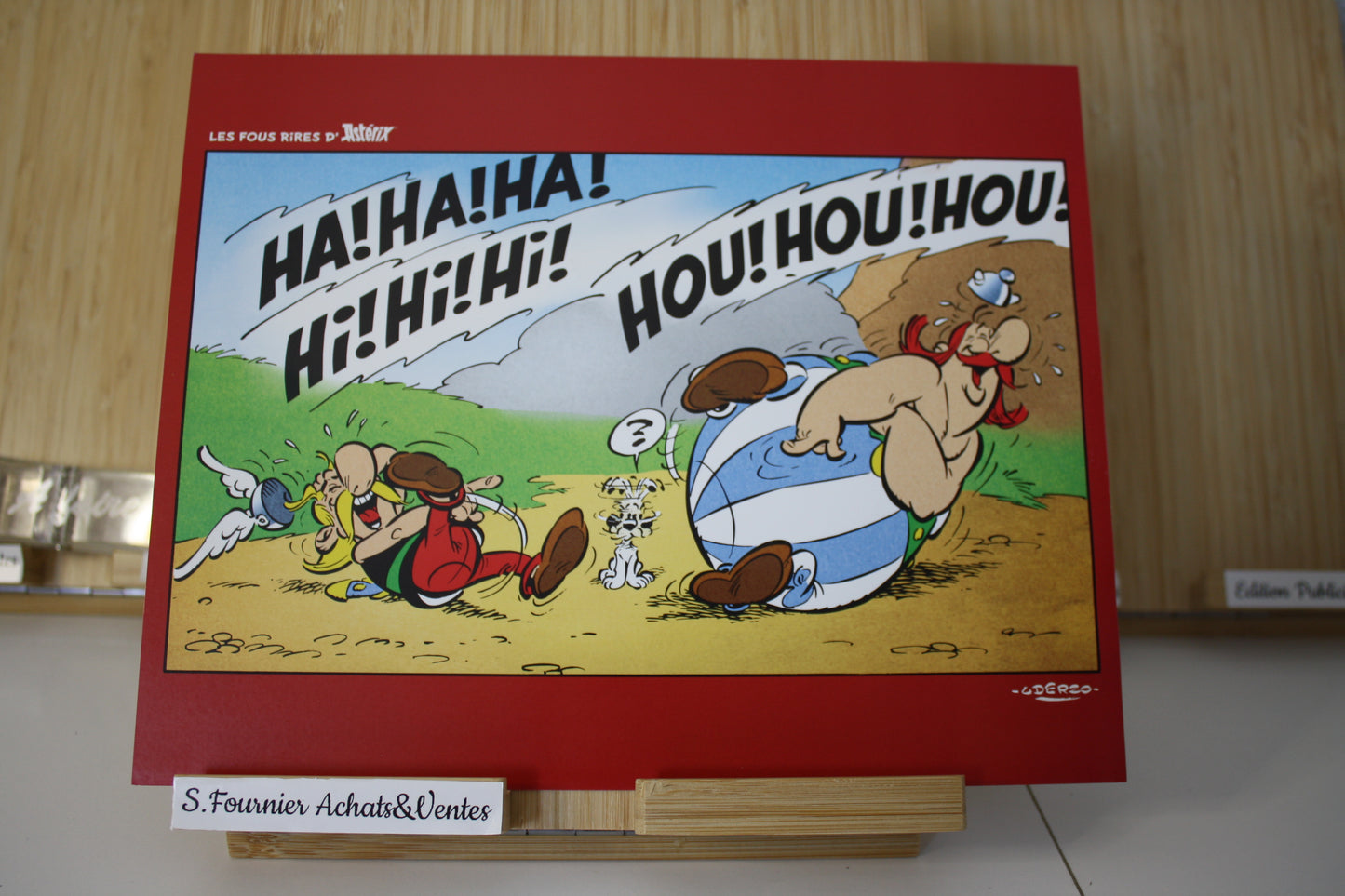 Les fous rires d’astérix – Astérix – Goscinny Uderzo - Hachette – Objet dérivé - 2010