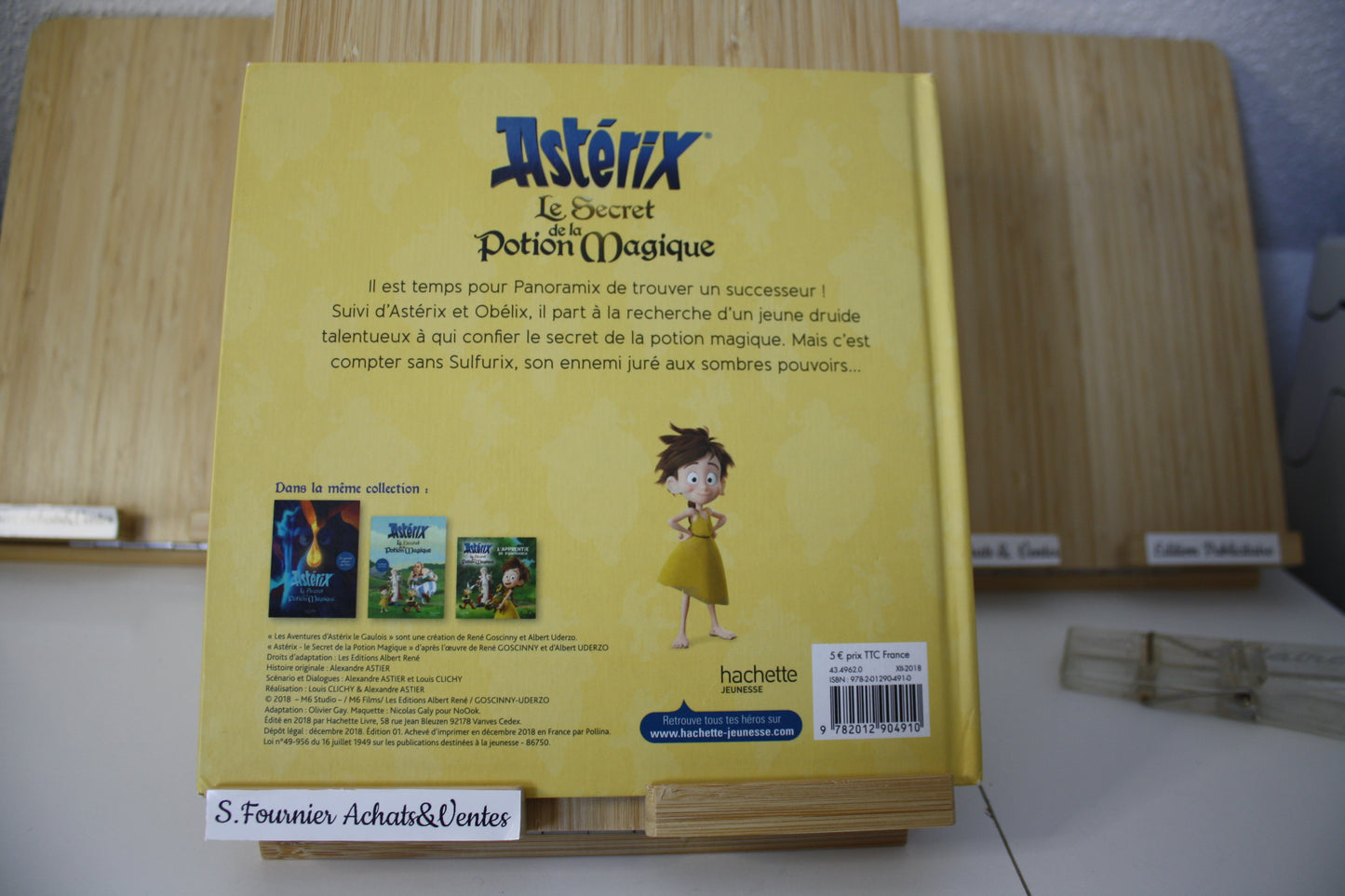 Le secret de la potion magiques – Astérix – Astier - Hachette jeunesse – EO - 2018