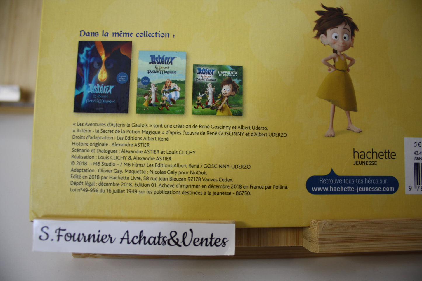 Le secret de la potion magiques – Astérix – Astier - Hachette jeunesse – EO - 2018