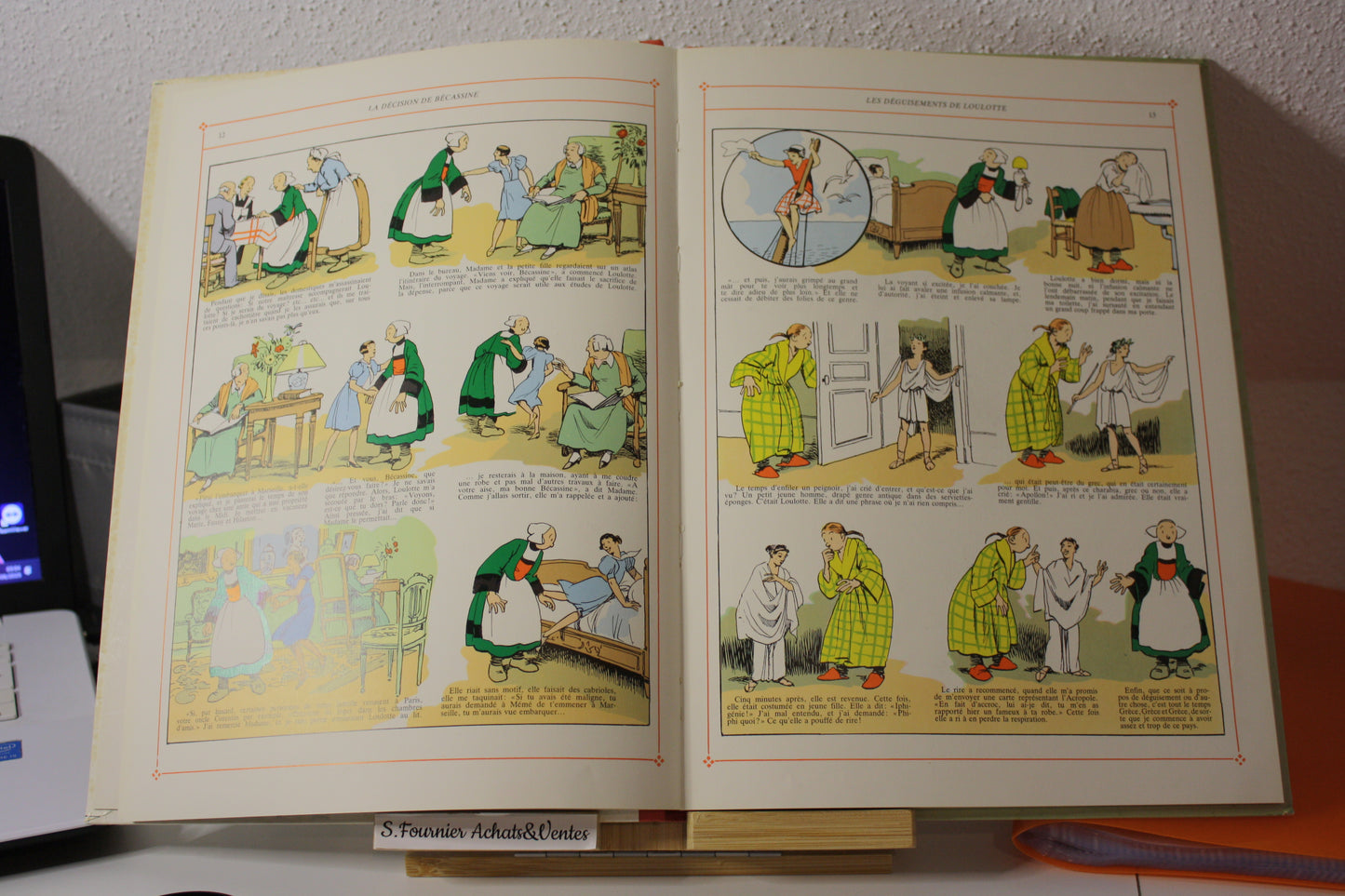 Bécassine cherche un emploi – Bécassine – Émile Joseph Porphyre Pinchon et Jacqueline Rivière - Les éditions GAUTIER Languereau – Réédition - 1983