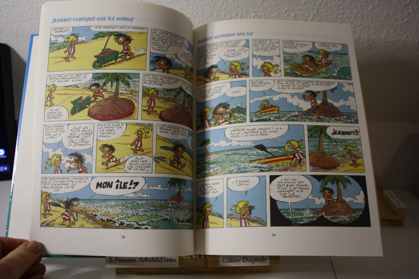Les vacances de Corinne et jeannot – Corinne et Jeannot - Tabary – Edition Tabary - EO - 1991