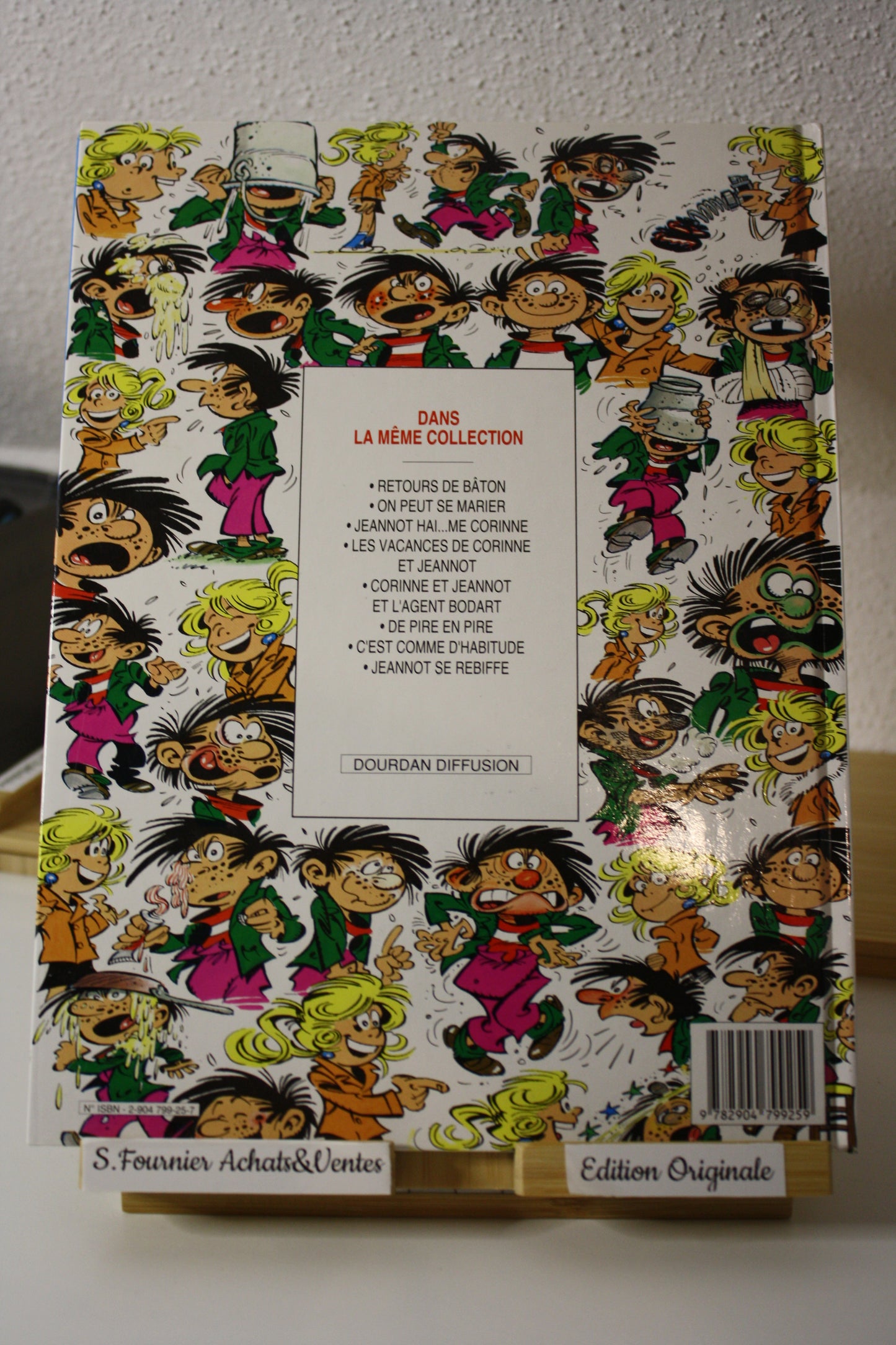 Les vacances de Corinne et jeannot – Corinne et Jeannot - Tabary – Edition Tabary - EO - 1991