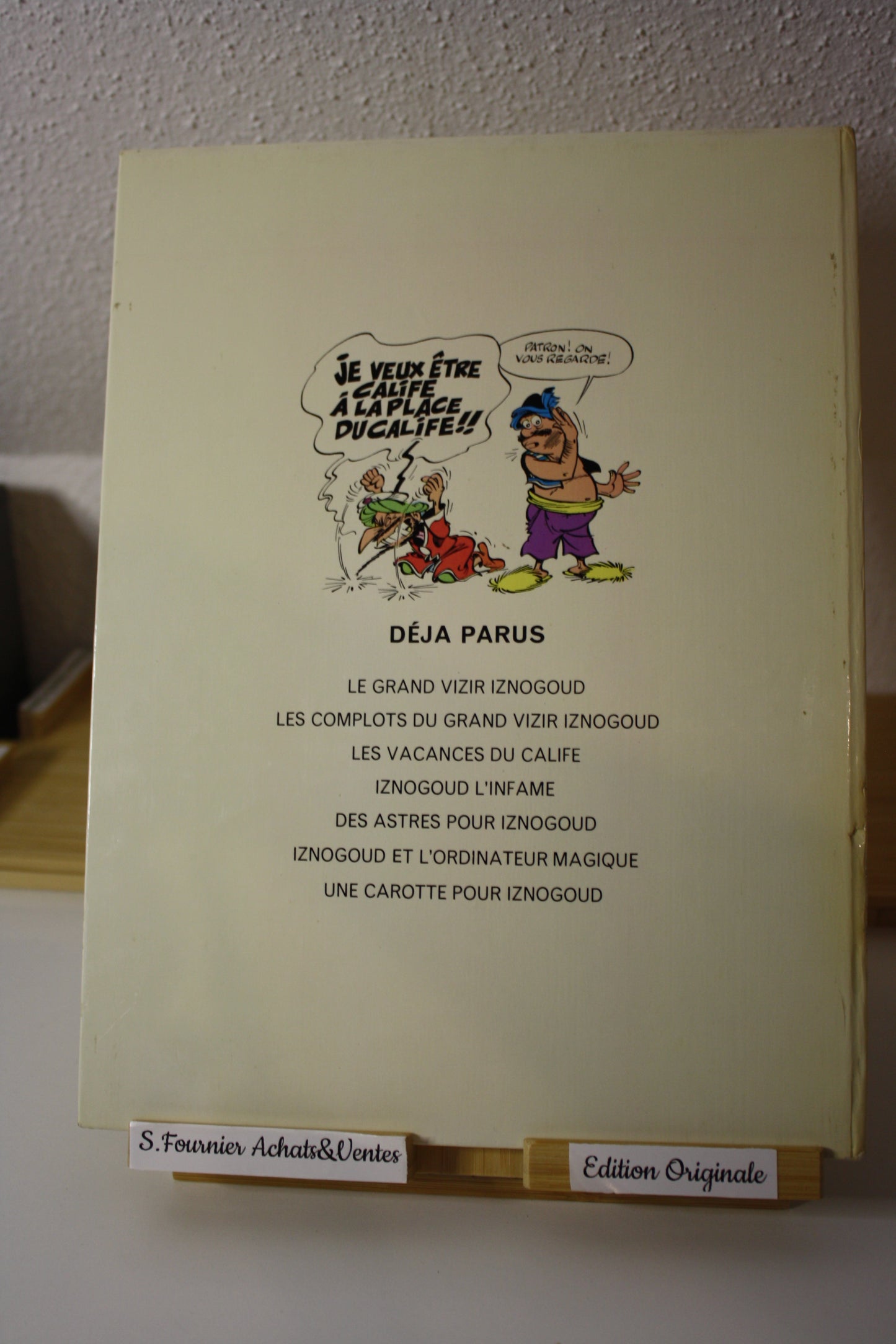 Une carotte pour Iznogoud – Iznogoud – Goscinny et Tabary - Dargaud editeur - EO - 1971 - BE