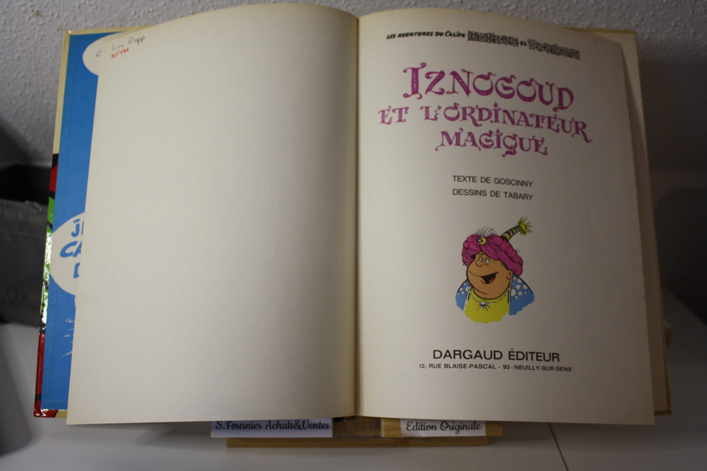 Iznogoud et l’ordinateur magique – Iznogoud – Goscinny et Tabary - Dargaud Editeur - EO - 1970
