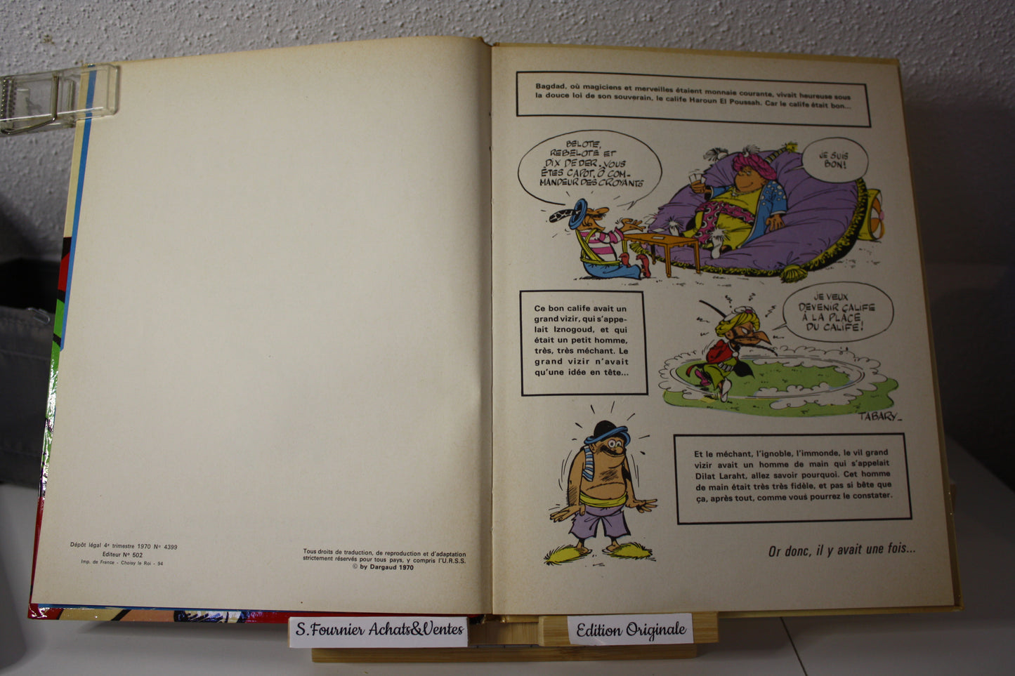Iznogoud et l’ordinateur magique – Iznogoud – Goscinny et Tabary - Dargaud Editeur - EO - 1970