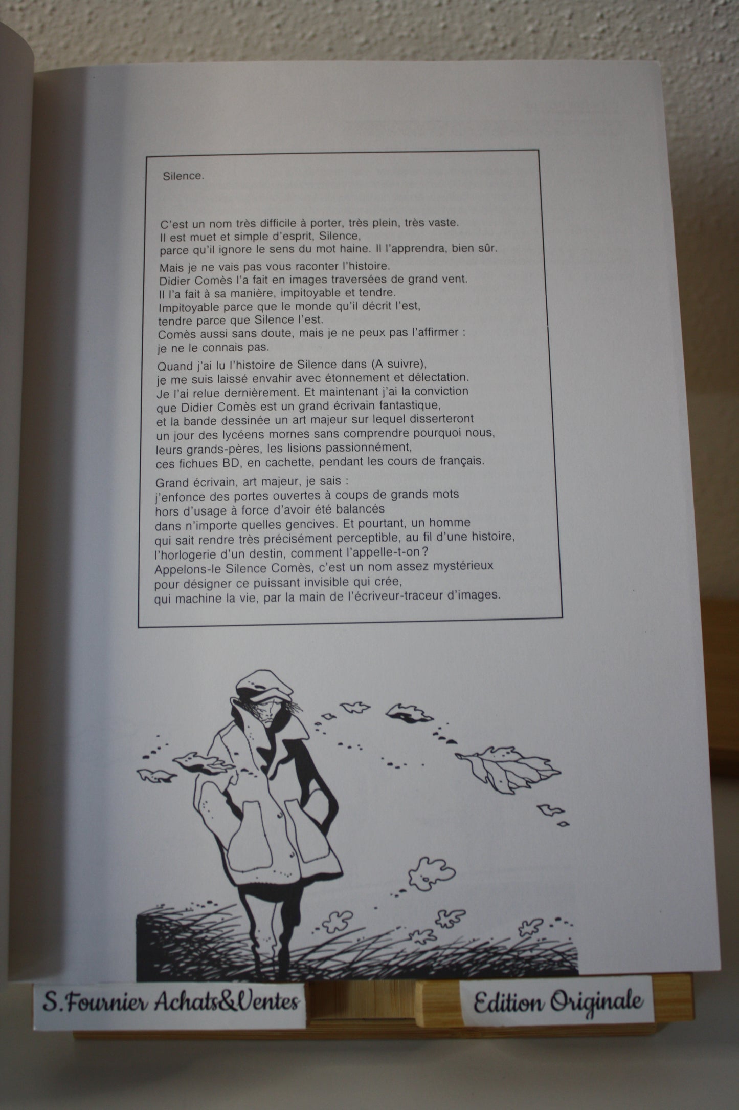 Silence – - Comès – Edition Casterman – EO - 1980