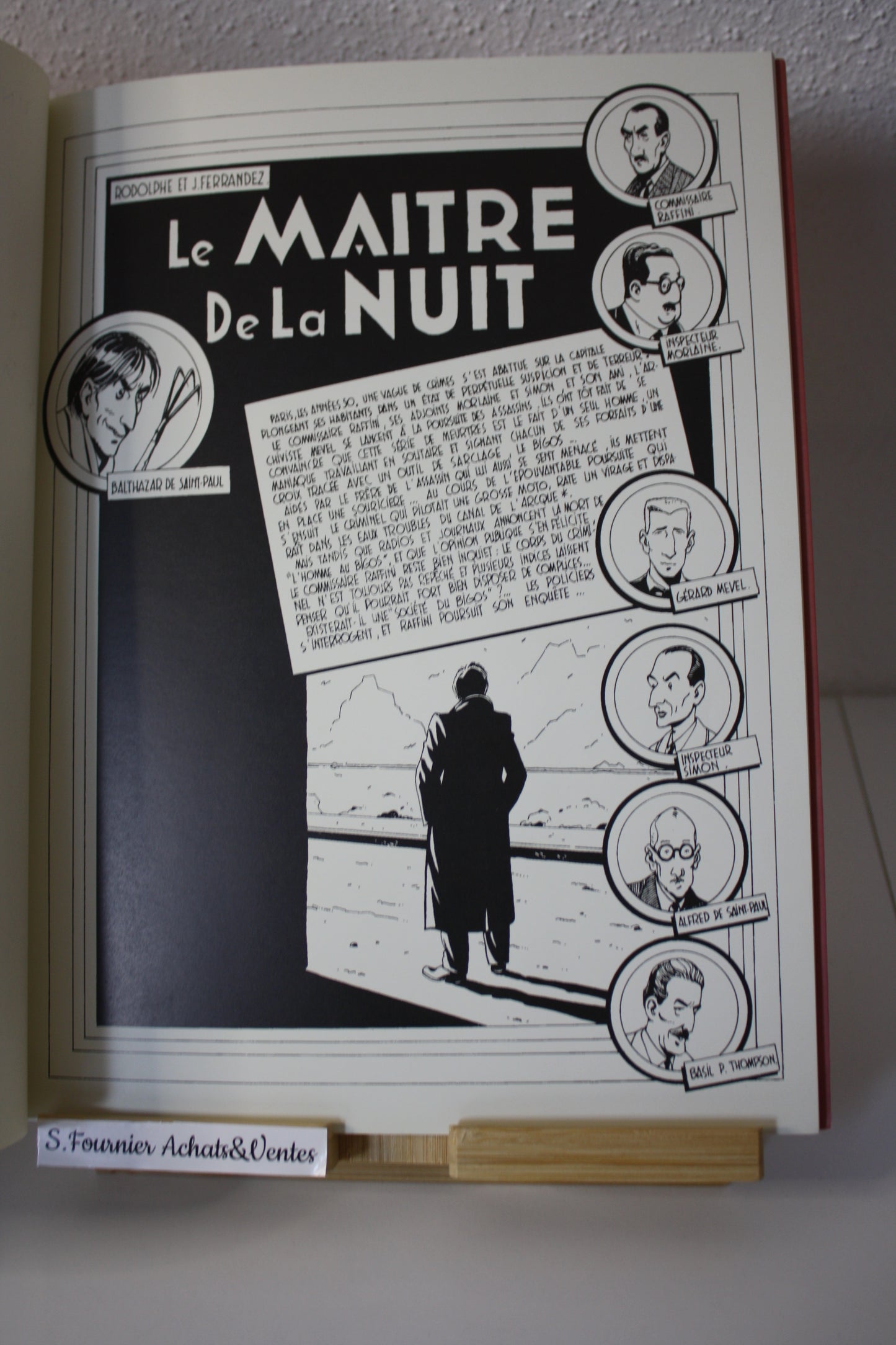 Le maitre de la nuit – Commissaire Raffini – Rodolphe et Ferrandez – 400 coups - Réédition - 2002