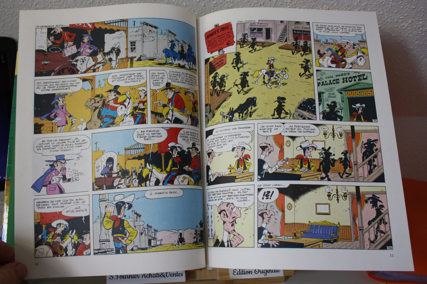 Le cavalier blanc – Lucky Luke – Moris goscinny - Dargaud - EO – 1975