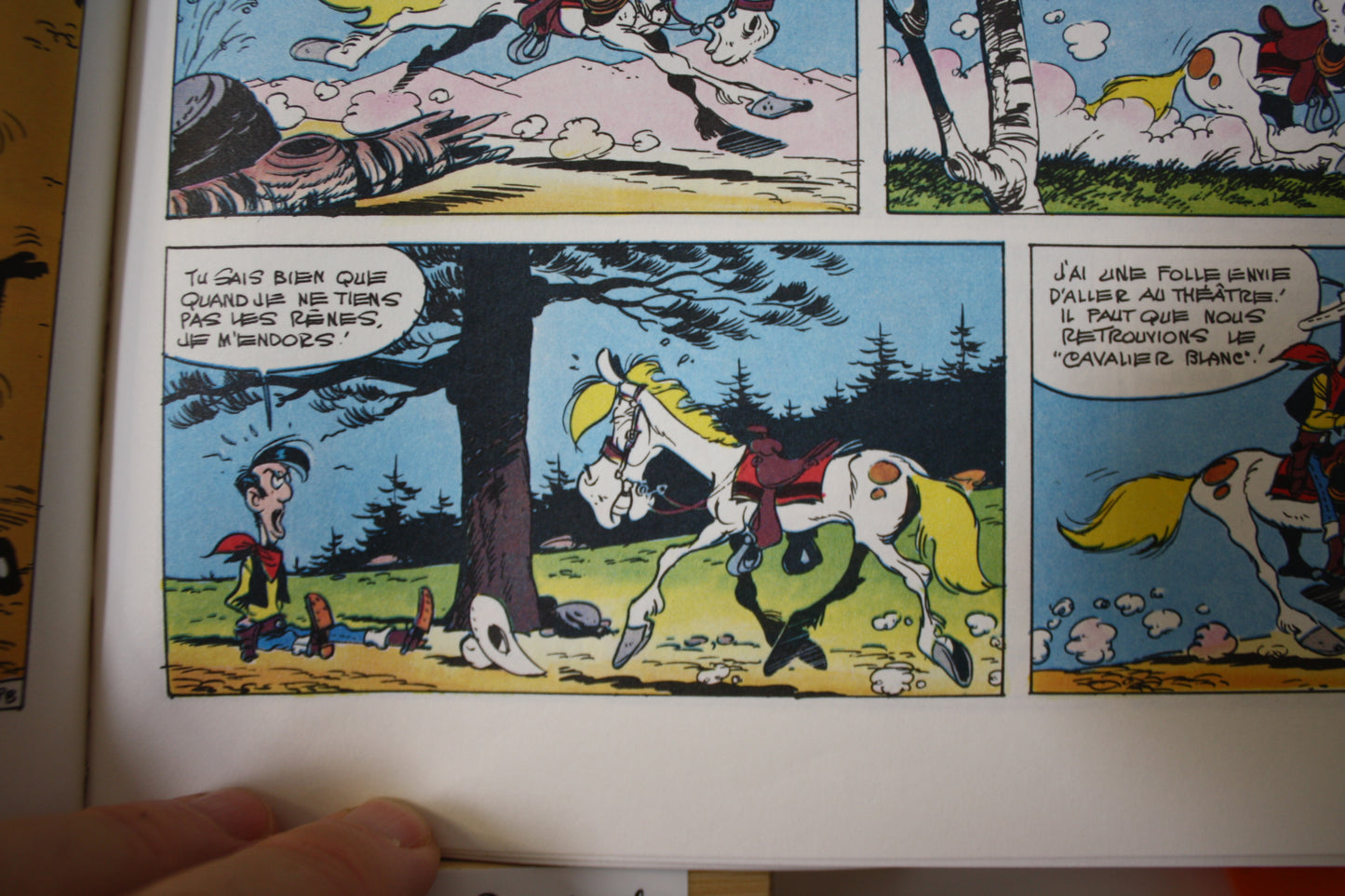Le cavalier blanc – Lucky Luke – Moris goscinny - Dargaud - EO – 1975