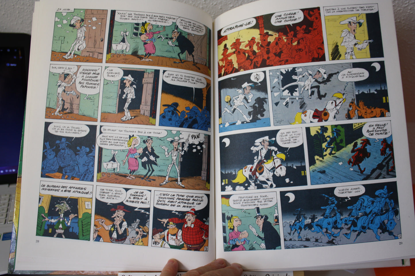 Le cavalier blanc – Lucky Luke – Moris goscinny - Dargaud - EO – 1975