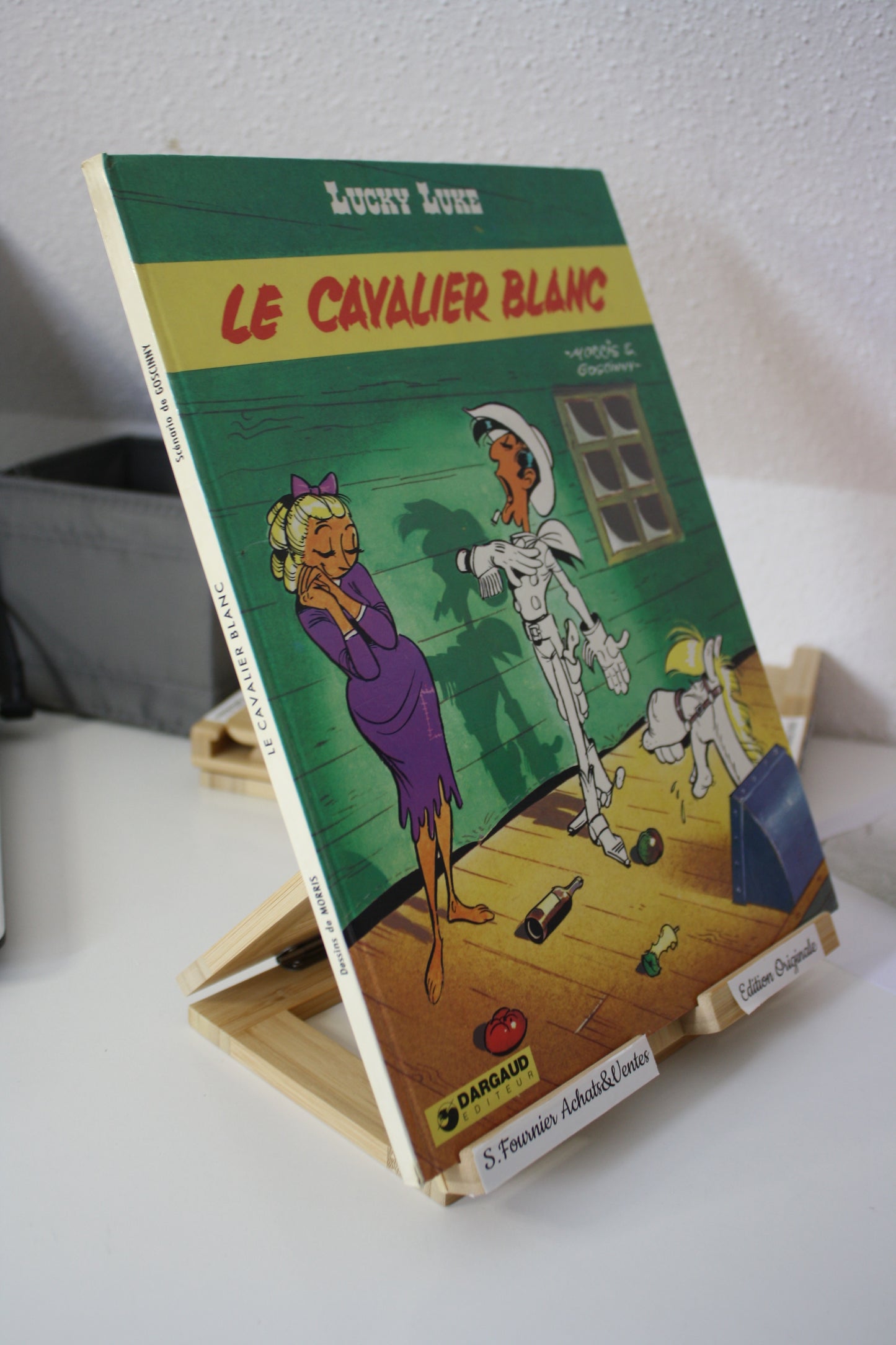 Le cavalier blanc – Lucky Luke – Moris goscinny - Dargaud - EO – 1975