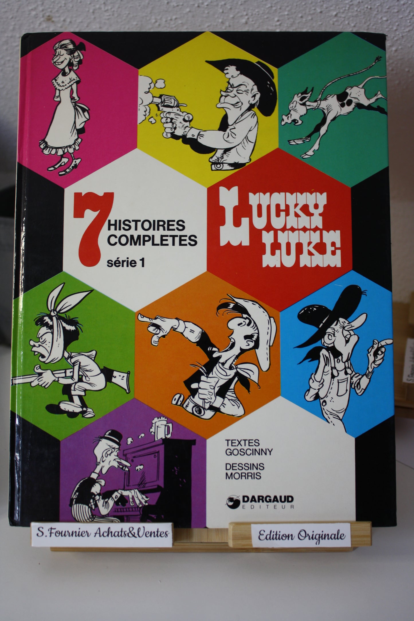 7 Histoires complètes, série 1 – Lucky Luke – Goscinny Morris - dargaud - EO – 1974