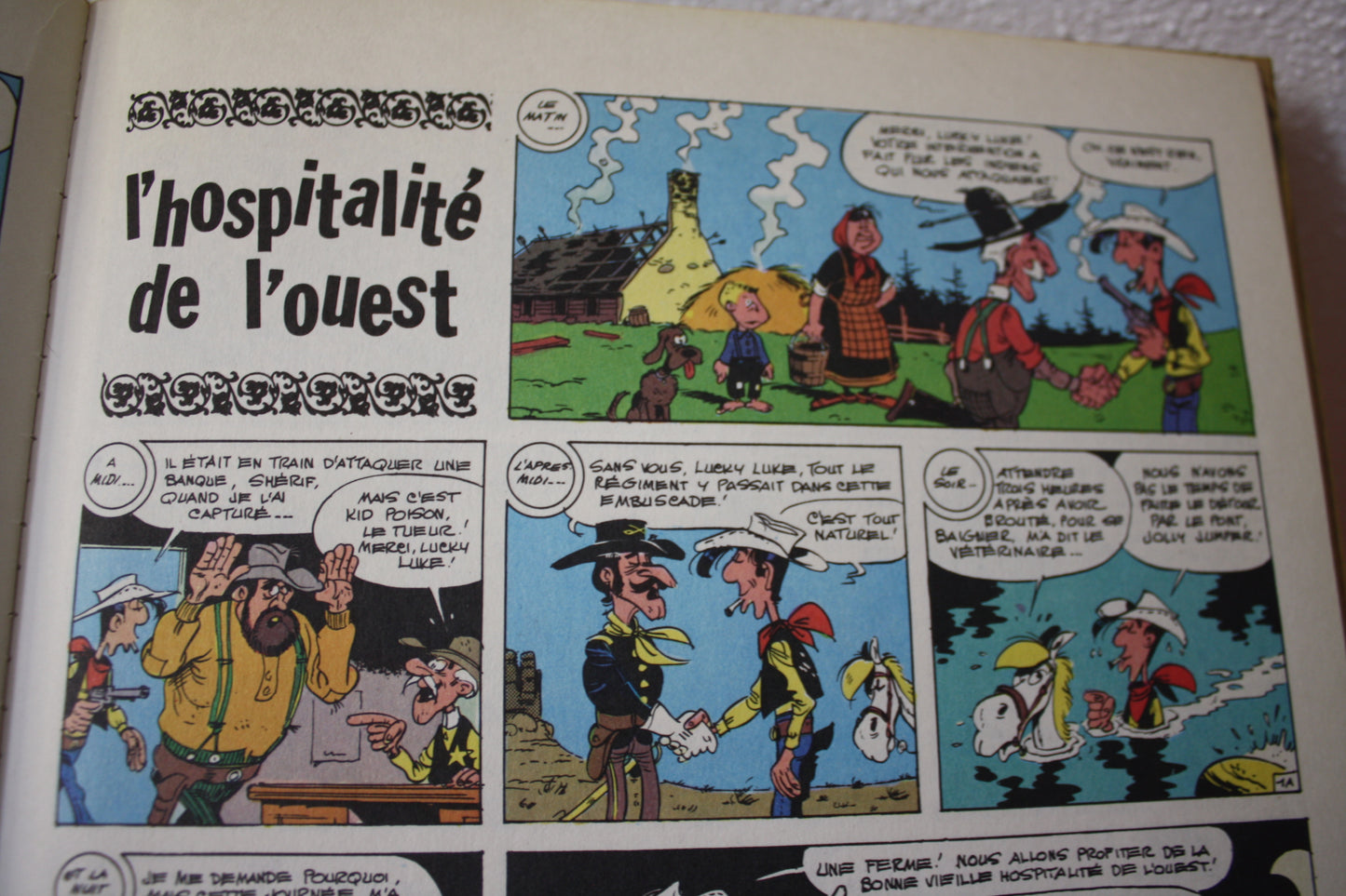 7 Histoires complètes, série 1 – Lucky Luke – Goscinny Morris - dargaud - EO – 1974