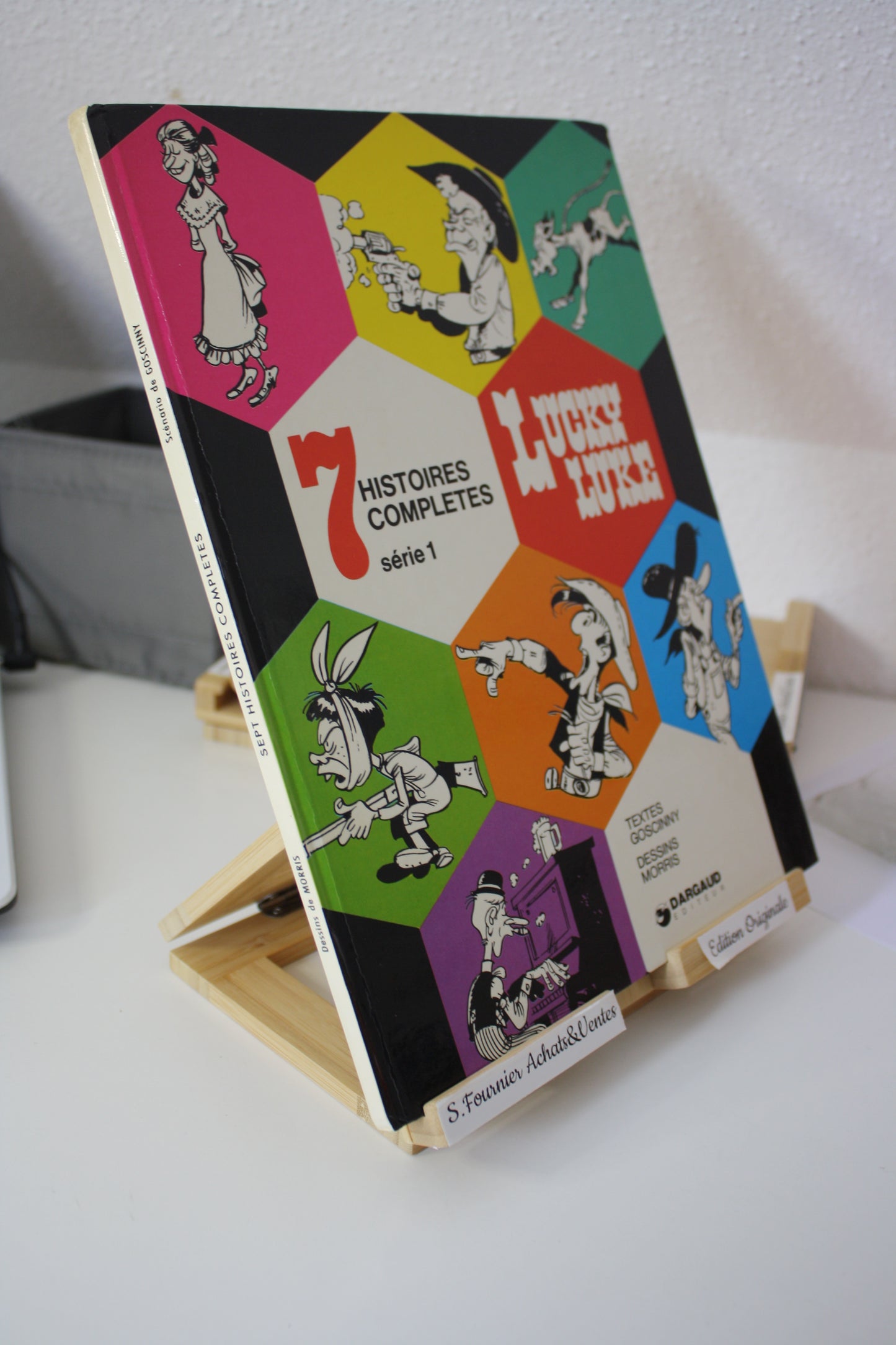 7 Histoires complètes, série 1 – Lucky Luke – Goscinny Morris - dargaud - EO – 1974