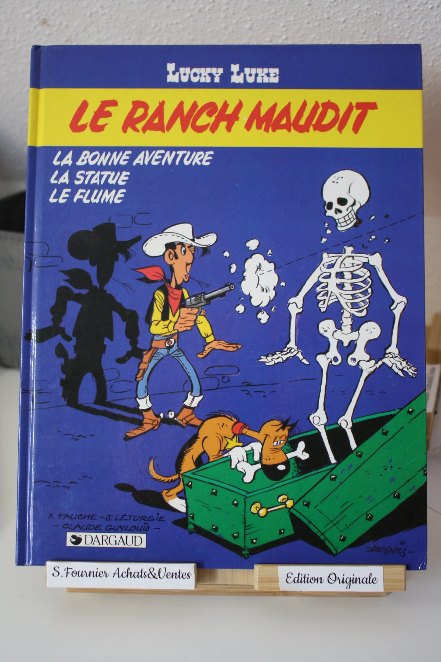 Le ranch maudit – Lucky Luke – Janvier, Fauche, Léturgie, Guylouis - Dargaud - EO – 1986