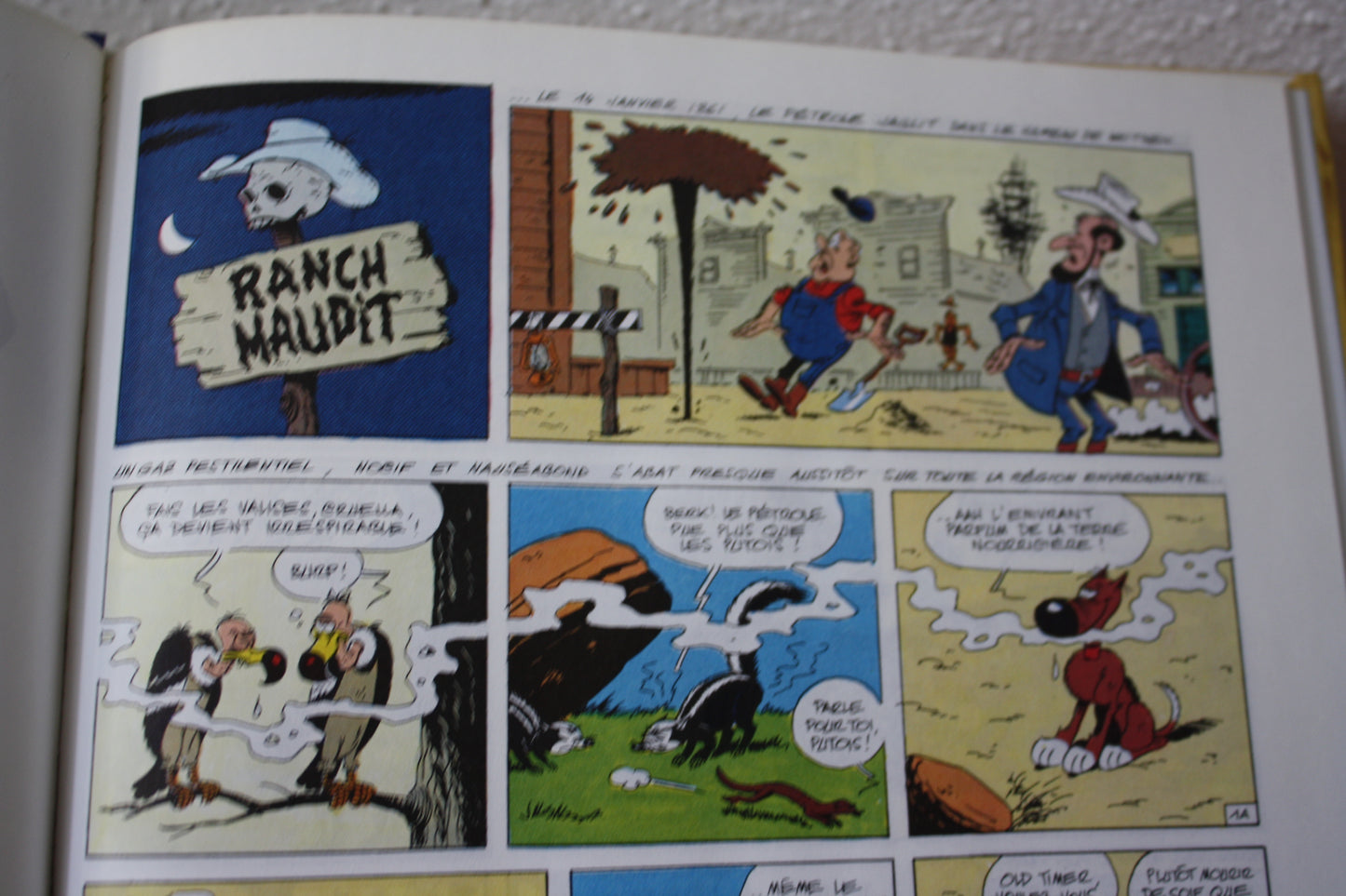 Le ranch maudit – Lucky Luke – Janvier, Fauche, Léturgie, Guylouis - Dargaud - EO – 1986