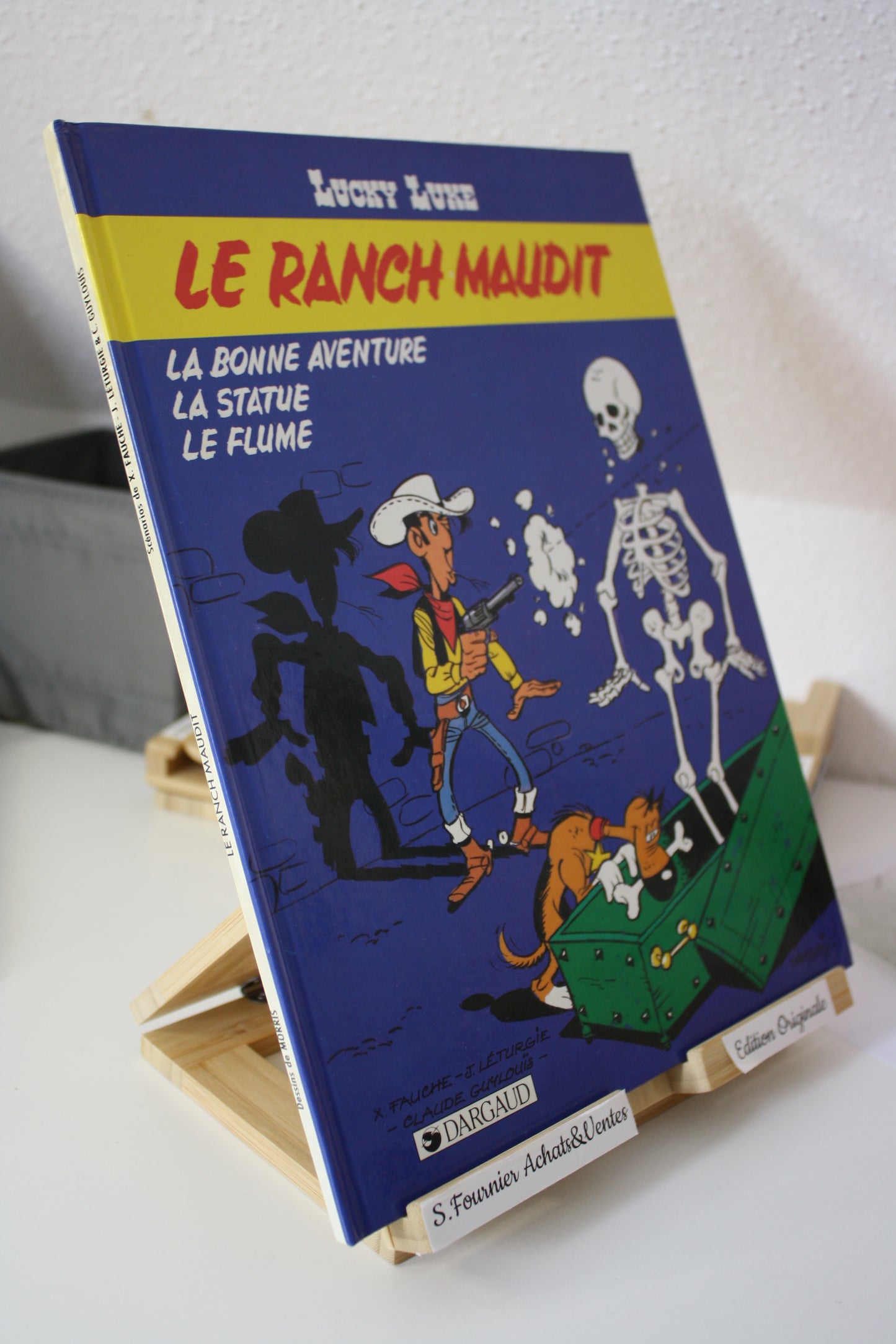 Le ranch maudit – Lucky Luke – Janvier, Fauche, Léturgie, Guylouis - Dargaud - EO – 1986