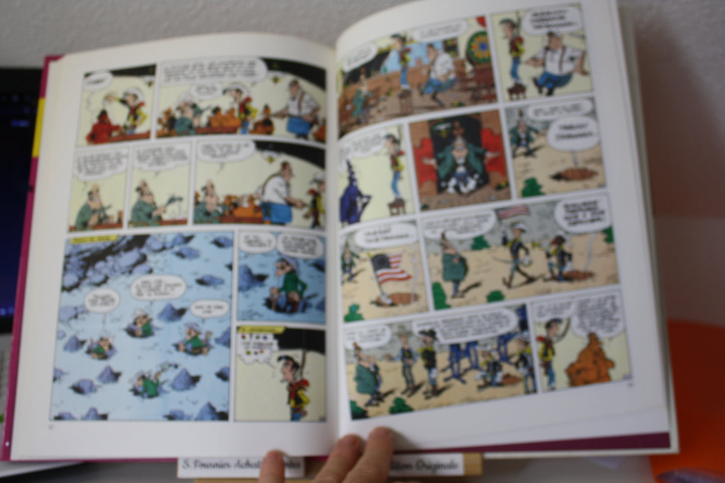 Le magot des Dalton – Lucky Luke – Morris - Dargaud Editeur - EO – 1987 - Abimé