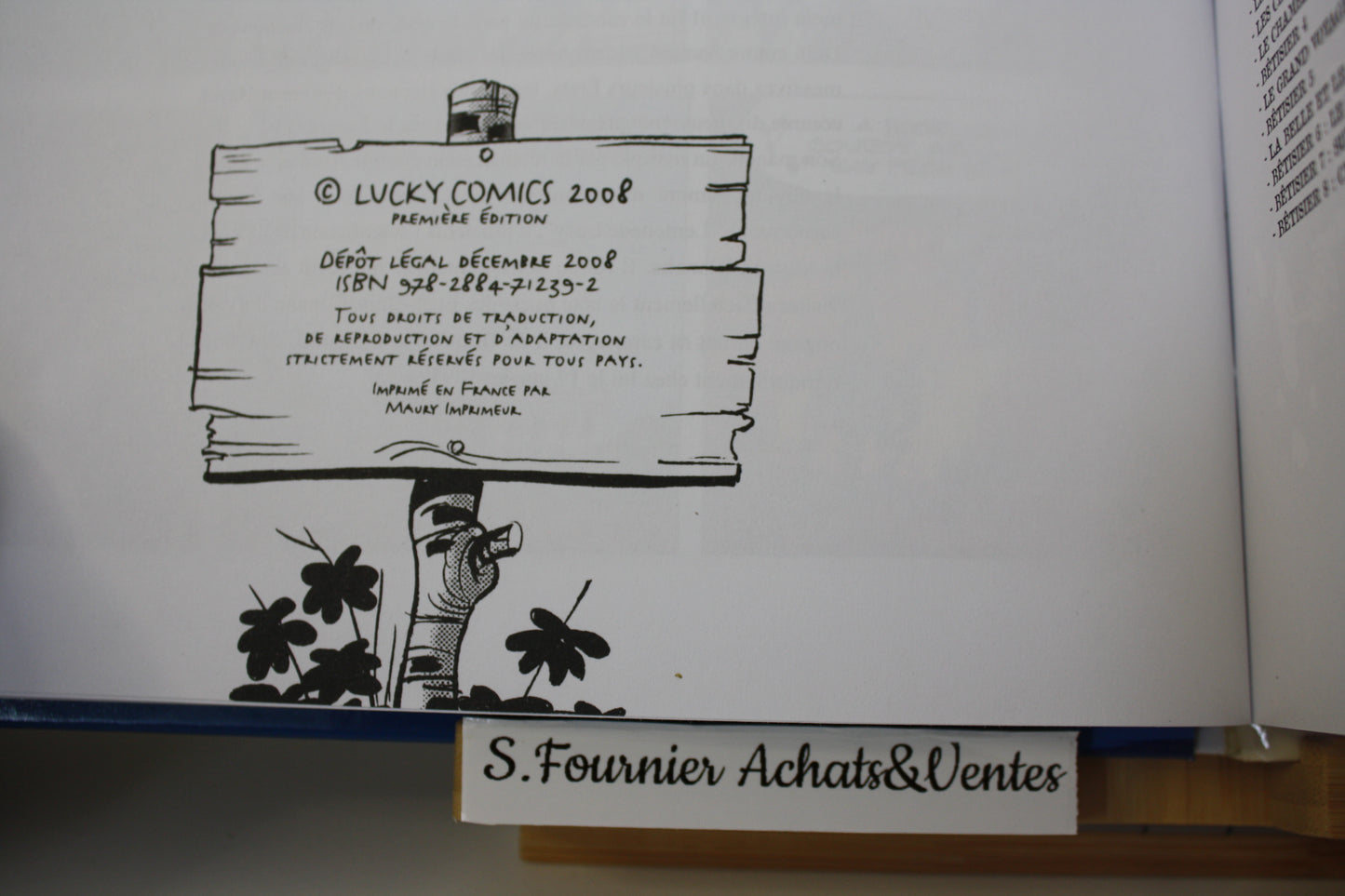 L’homme de Washington – Lucky Luke – Achder Gerra - Lucky comics - EO – 2008