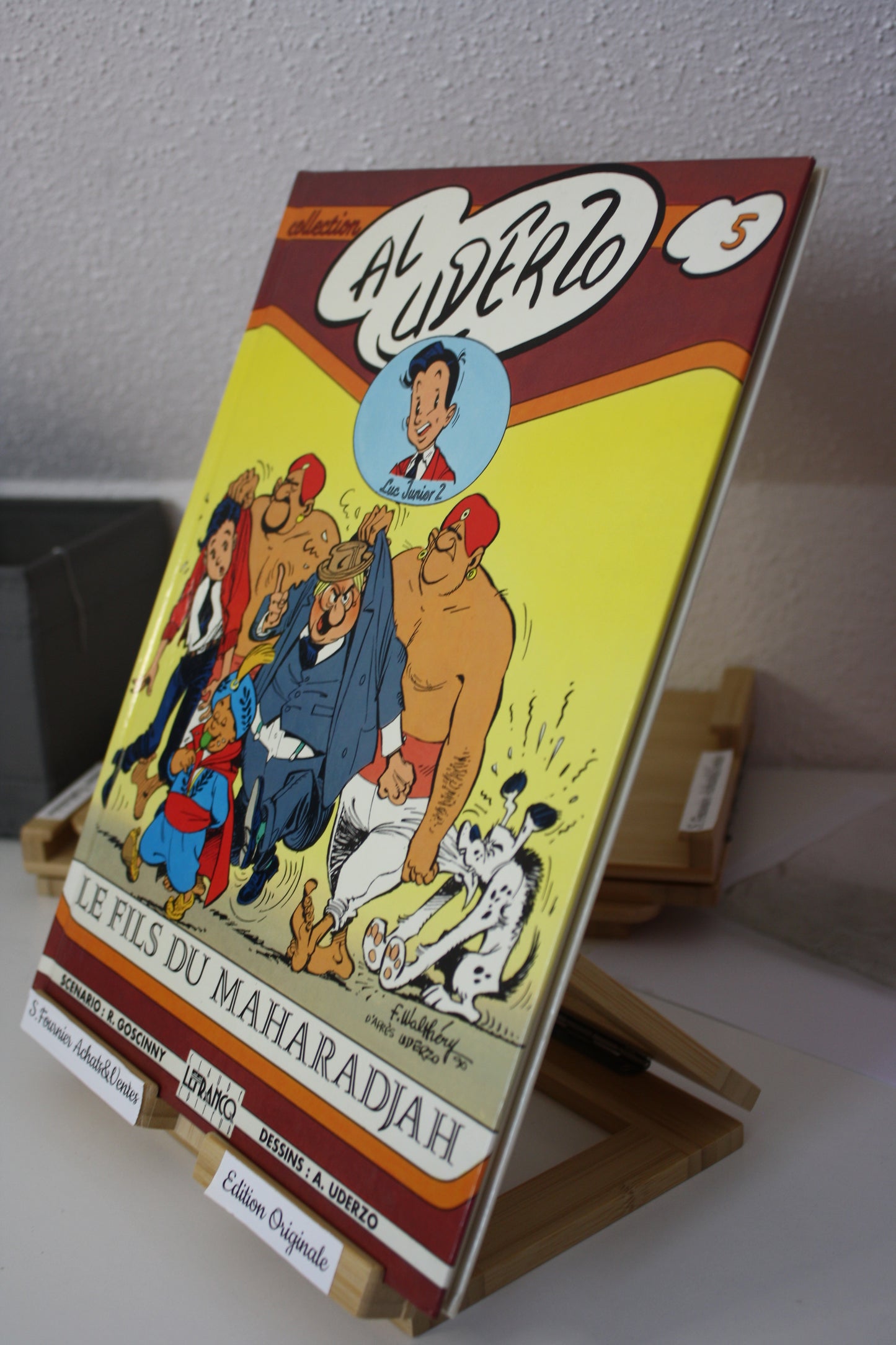 Le fils du Maharadjah – Luc Junior - Al Uderzo – Claude lefranc - EO – 1990