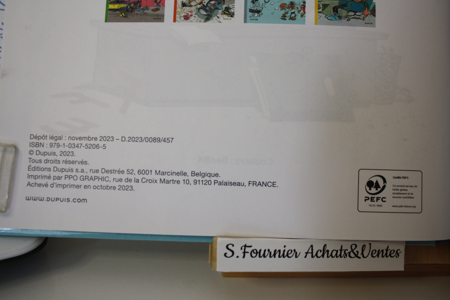 Le retour de Lagaffe – Gaston – Delaf - Dupuis - EO – 2023