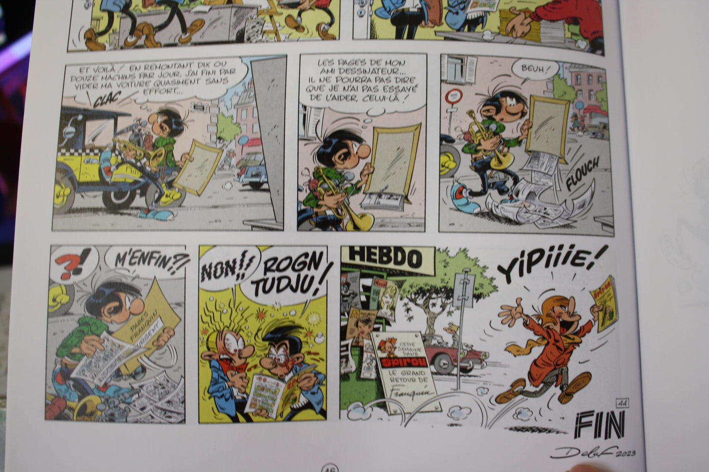 Le retour de Lagaffe – Gaston – Delaf - Dupuis - EO – 2023