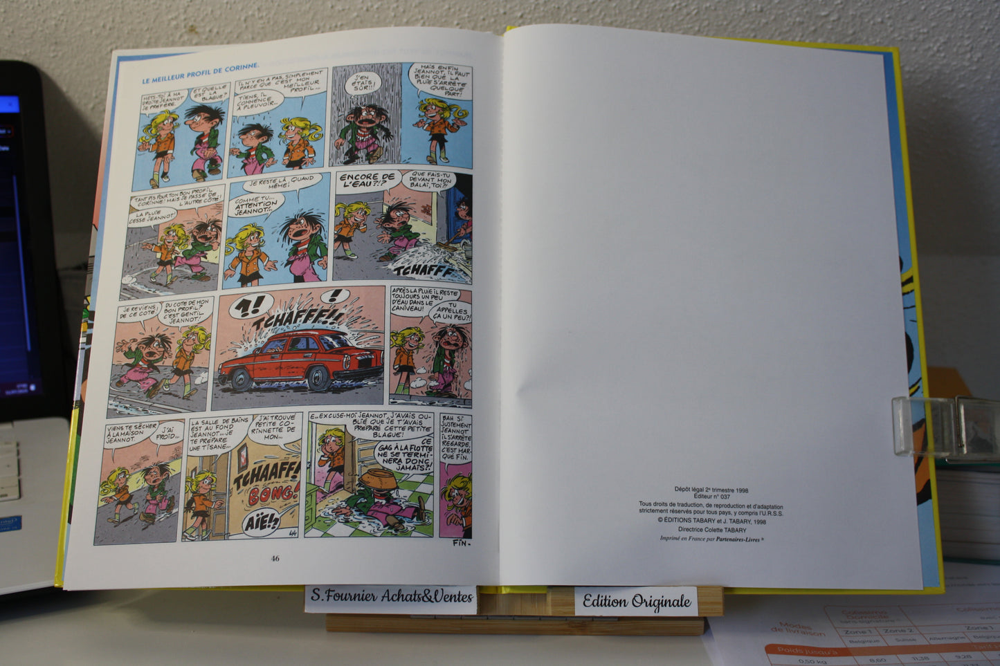 Le cadeau maudit – Les mercredi de Corinne et Jeannot - Tabary – Edition Tabary - EO – 1998