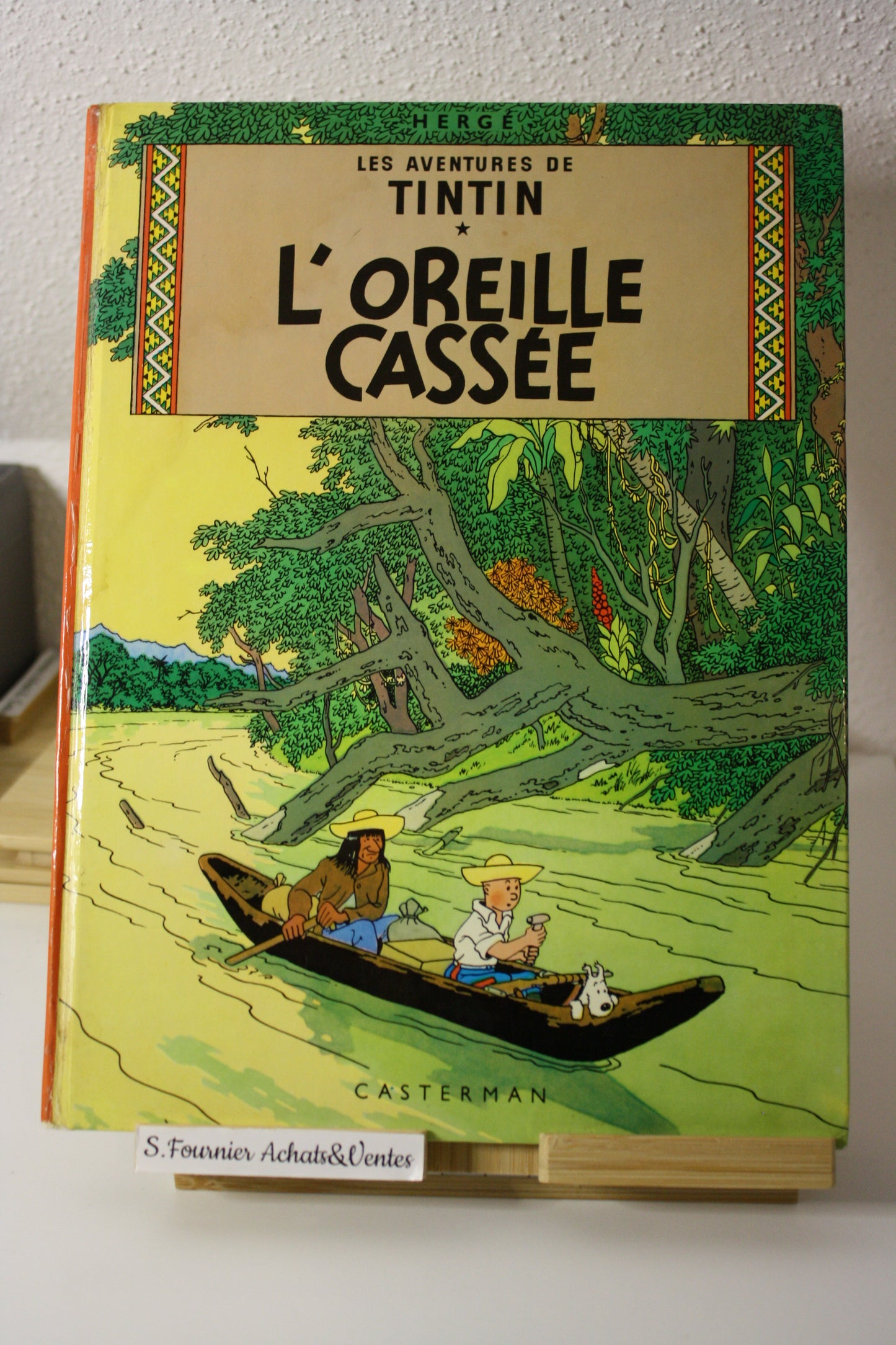 L’oreille cassée – Tintin – Hergé - Casterman – Réédition - 1973 - B40