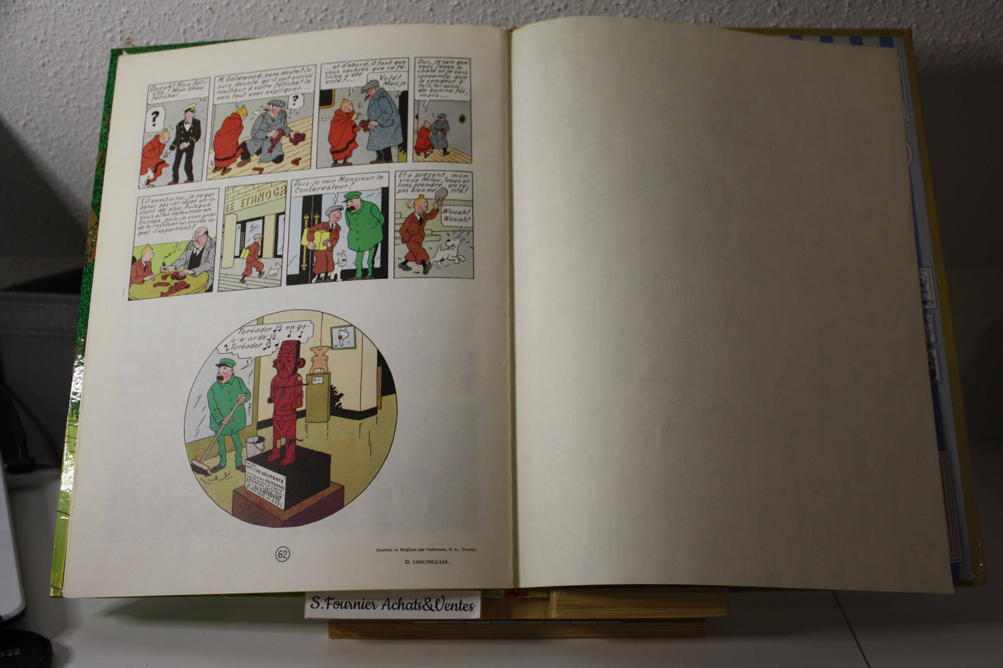 L’oreille cassée – Tintin – Hergé - Casterman – Réédition - 1973 - B40