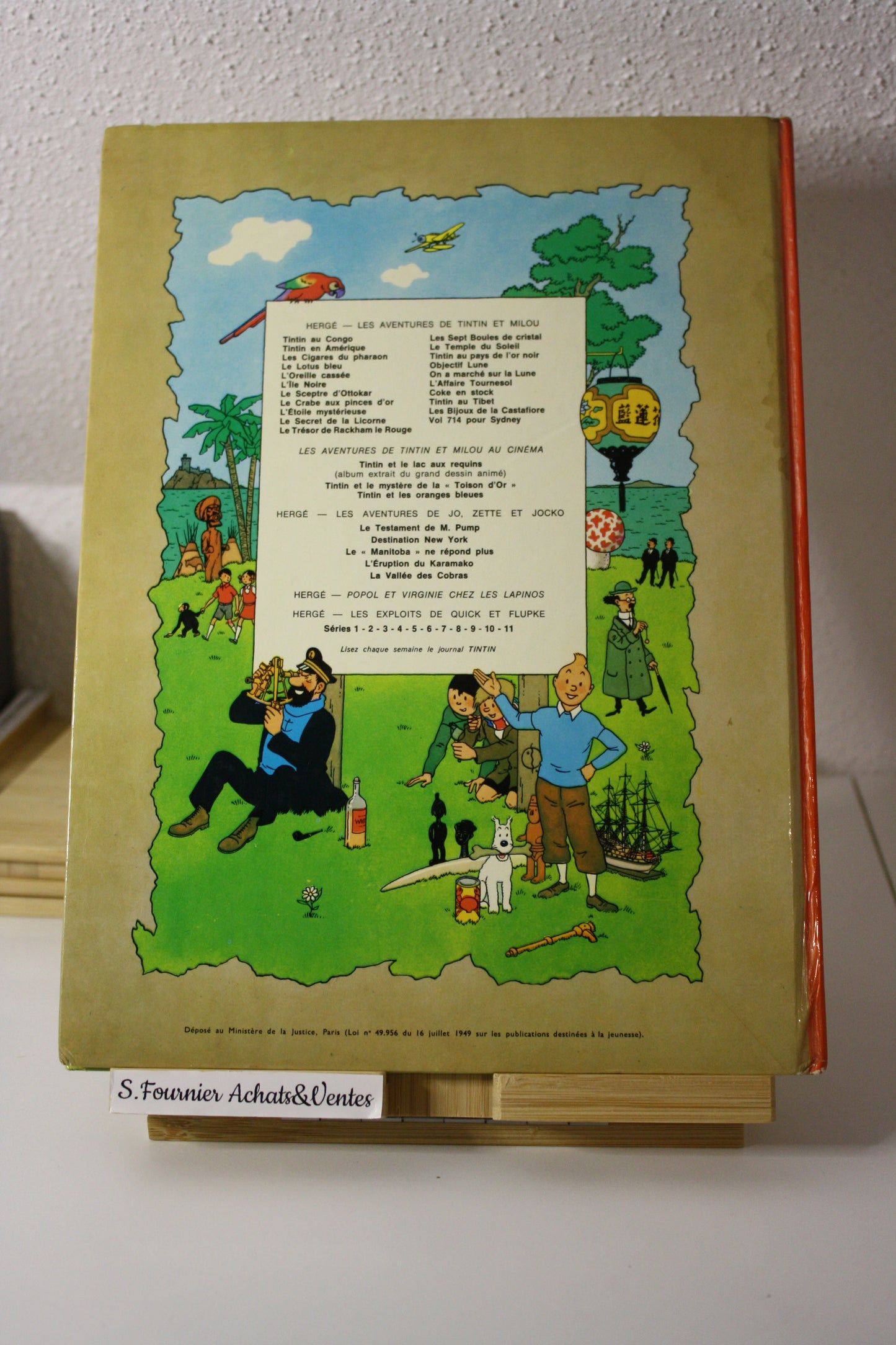 L’oreille cassée – Tintin – Hergé - Casterman – Réédition - 1973 - B40
