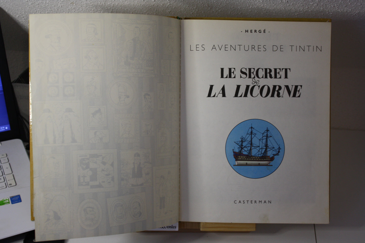 Le secret de la licorne – Tintin – Hergé - Casterman – Réédition - 1971 - B39