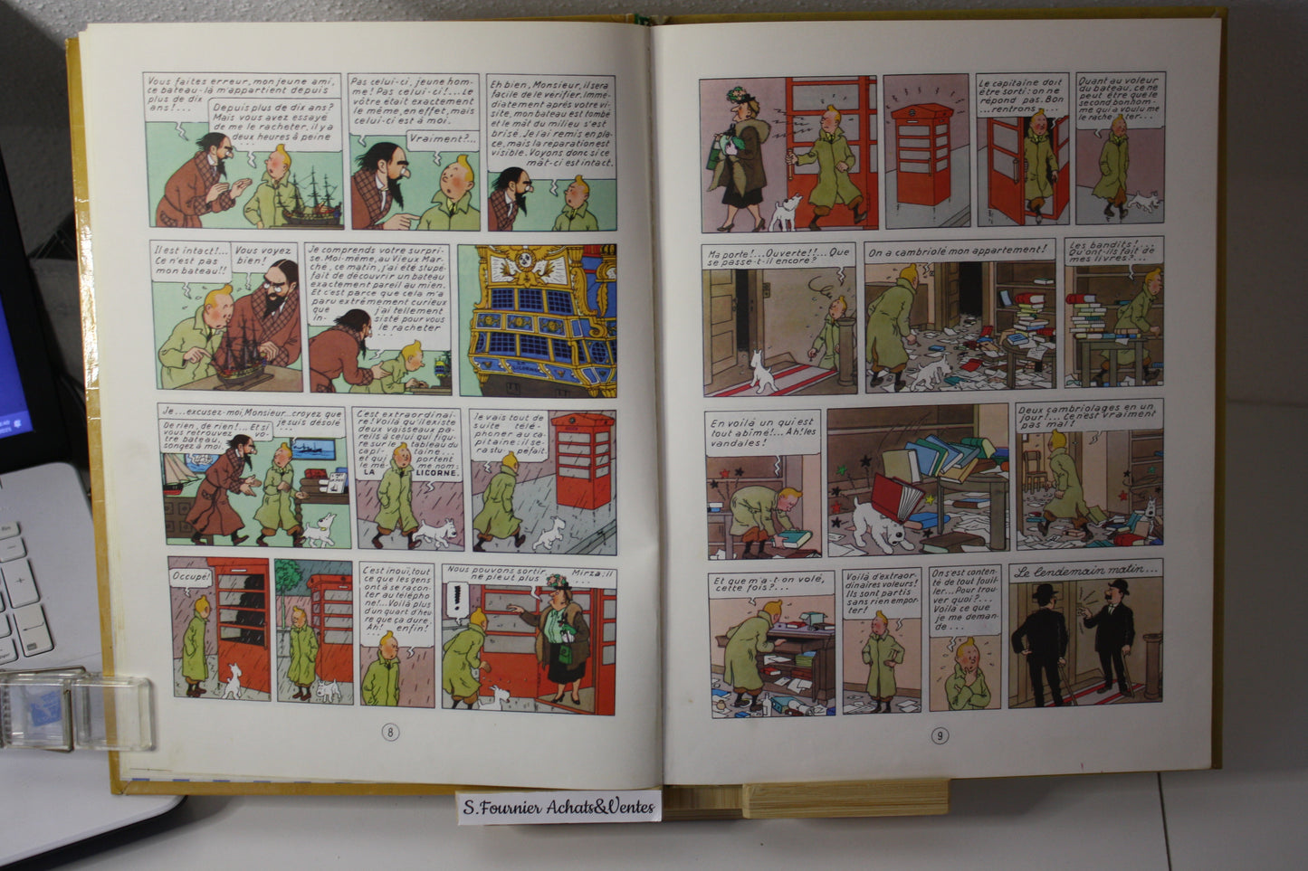 Le secret de la licorne – Tintin – Hergé - Casterman – Réédition - 1971 - B39