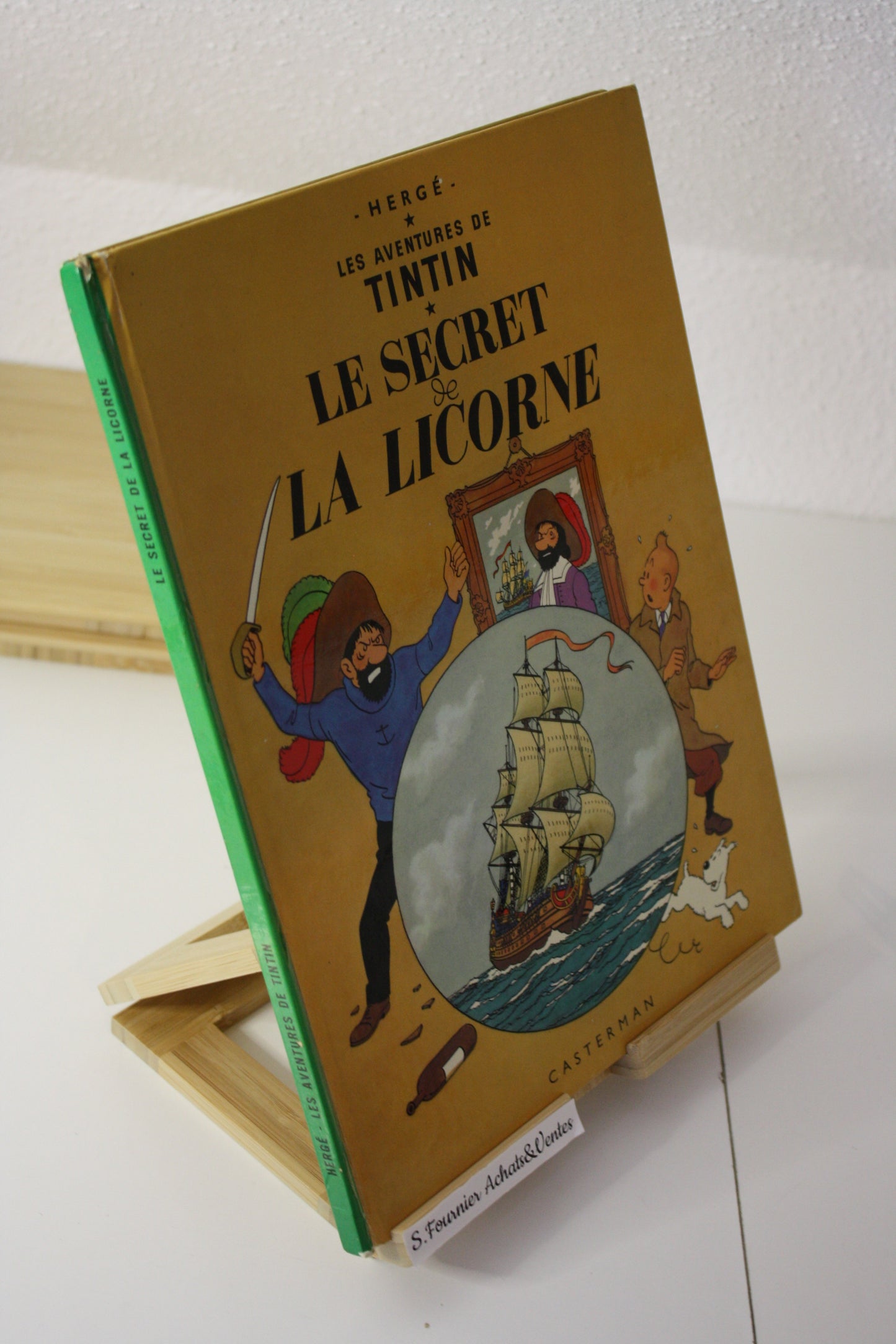 Le secret de la licorne – Tintin – Hergé - Casterman – Réédition - 1971 - B39