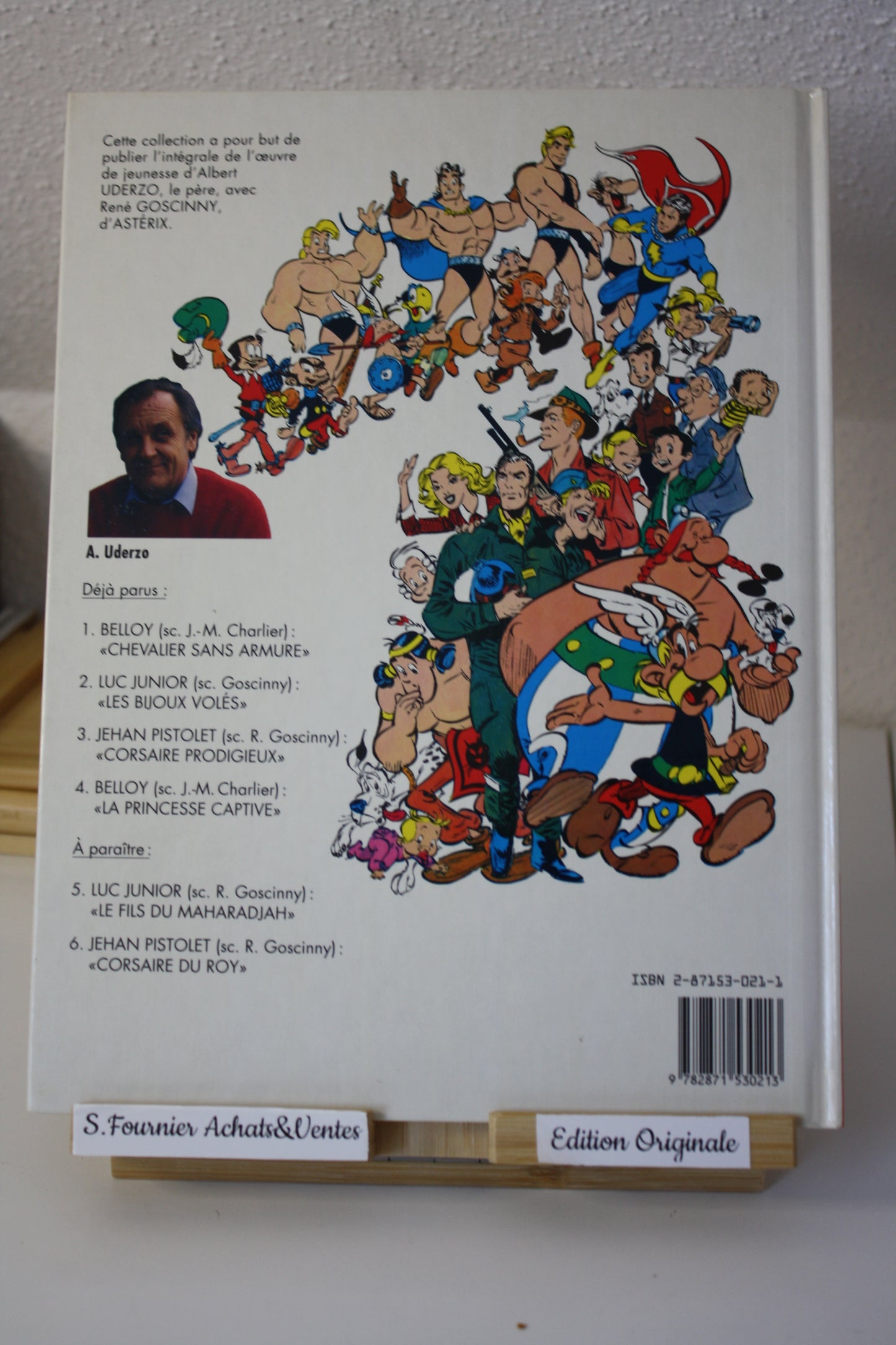 La princesse captive – Al Uderzo – Charlier Uderzo - Claude Lefranc Editeur – EO – 1990