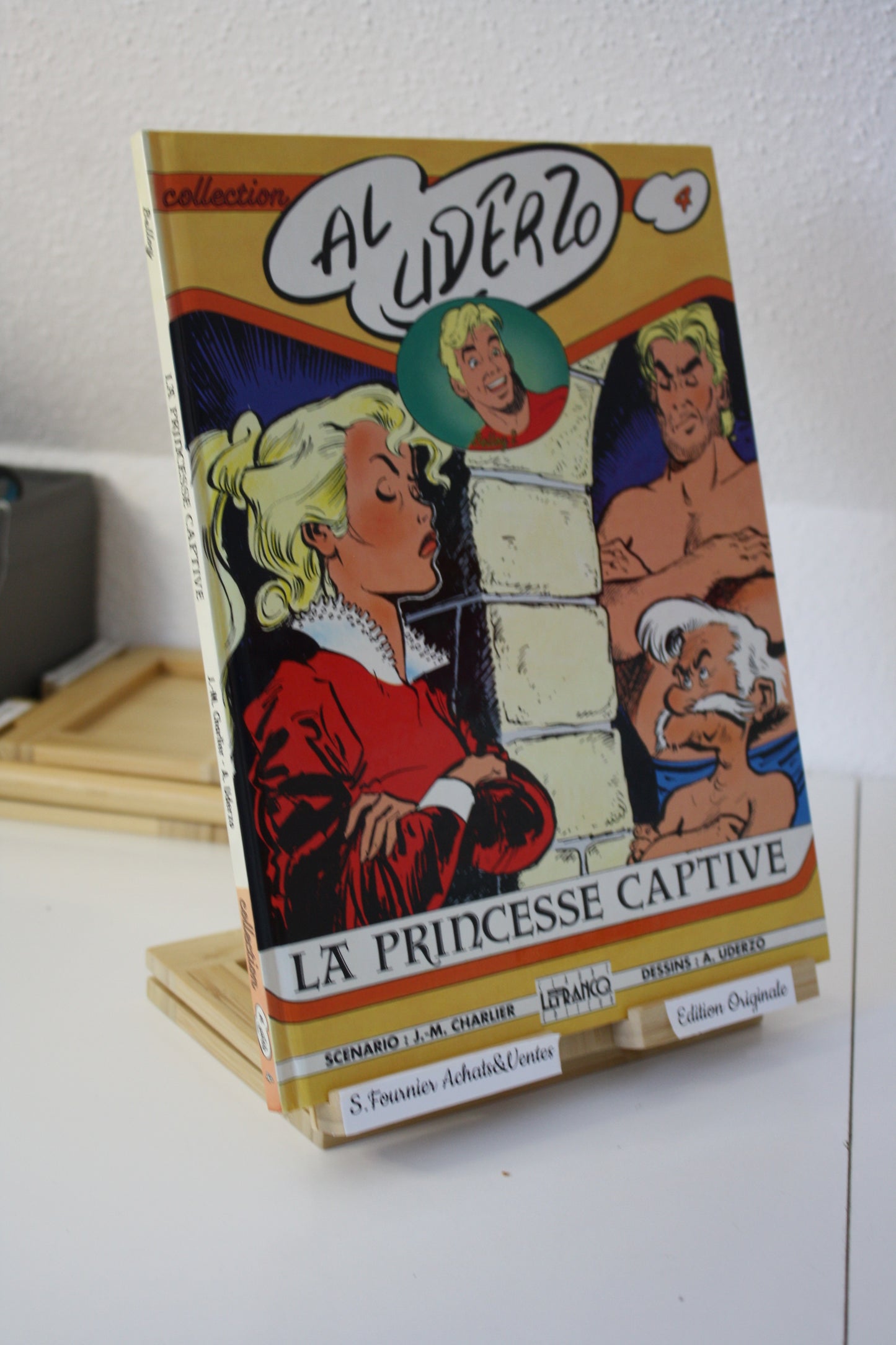 La princesse captive – Al Uderzo – Charlier Uderzo - Claude Lefranc Editeur – EO – 1990
