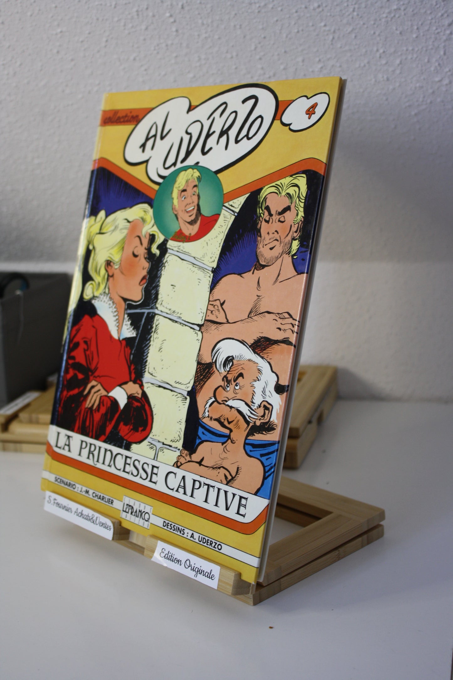 La princesse captive – Al Uderzo – Charlier Uderzo - Claude Lefranc Editeur – EO – 1990