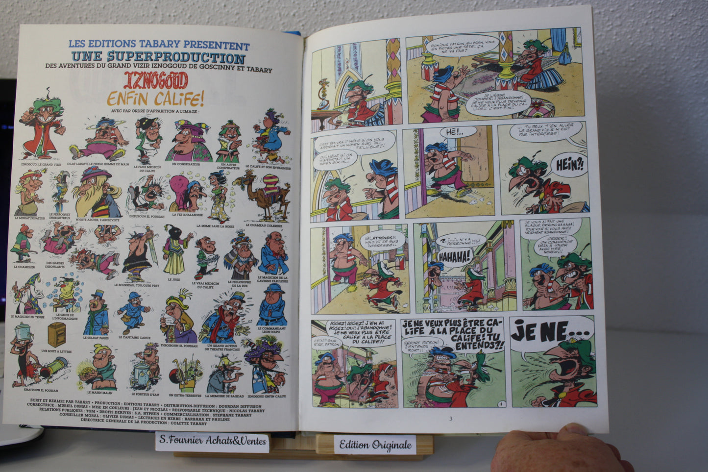 Enfin Calife - Iznogoud – Tabary – Edition Tabary - Réédition - 1990