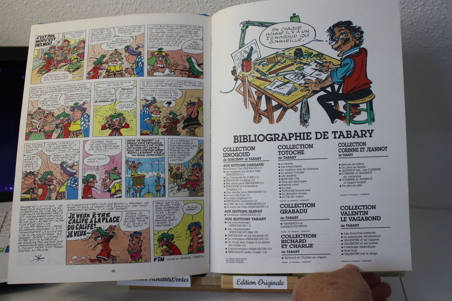 Enfin Calife - Iznogoud – Tabary – Edition Tabary - Réédition - 1990