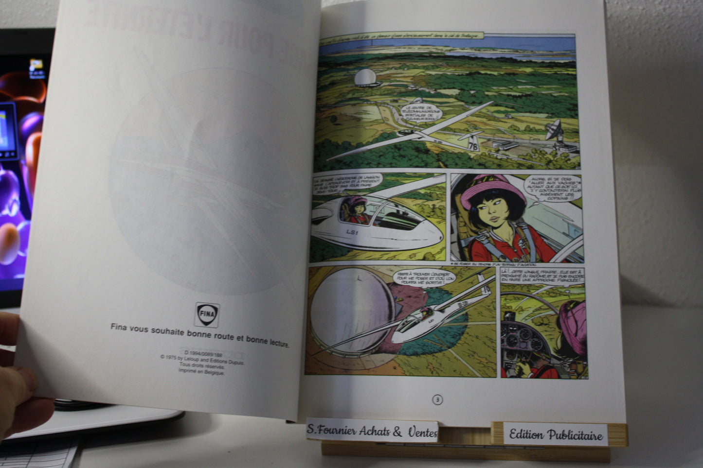 Message pour l’éternité – Yoko Tsuno – Roger Leloup - Dupuis - Publicitaire – 1994 - FINA