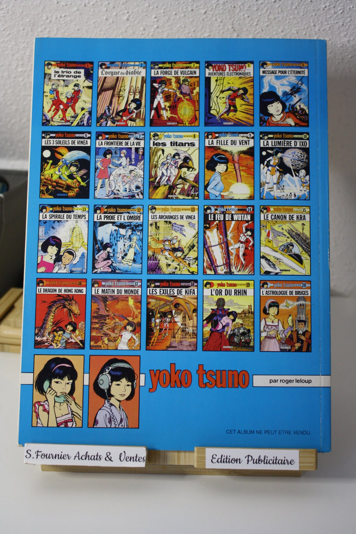 Message pour l’éternité – Yoko Tsuno – Roger Leloup - Dupuis - Publicitaire – 1994 - FINA