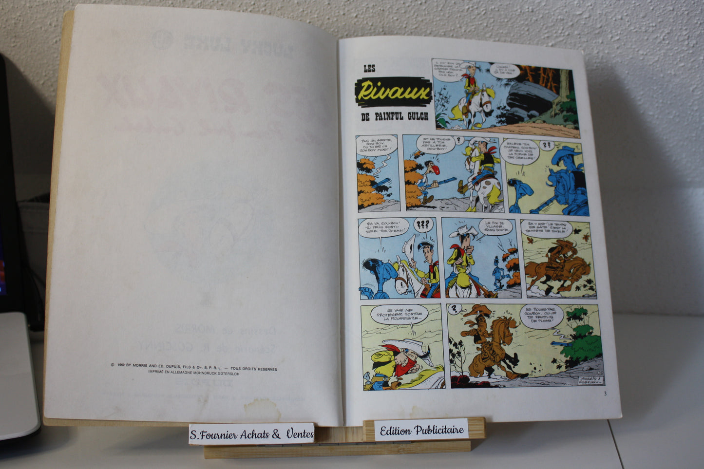 Les rivaux de Painful Gulch – Lucky Luke – Morris Goscinny - Dupuis - Réédition – 1972 - Total
