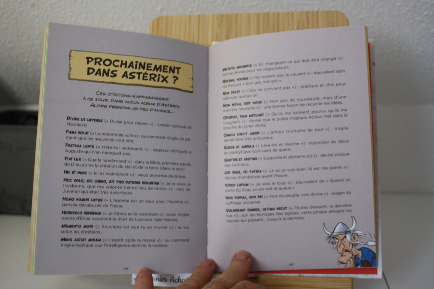 Les Citations latines expliquées – Astérix – Molin Goscinny Uderzo - E/P/A Hachette – Réédition-2019