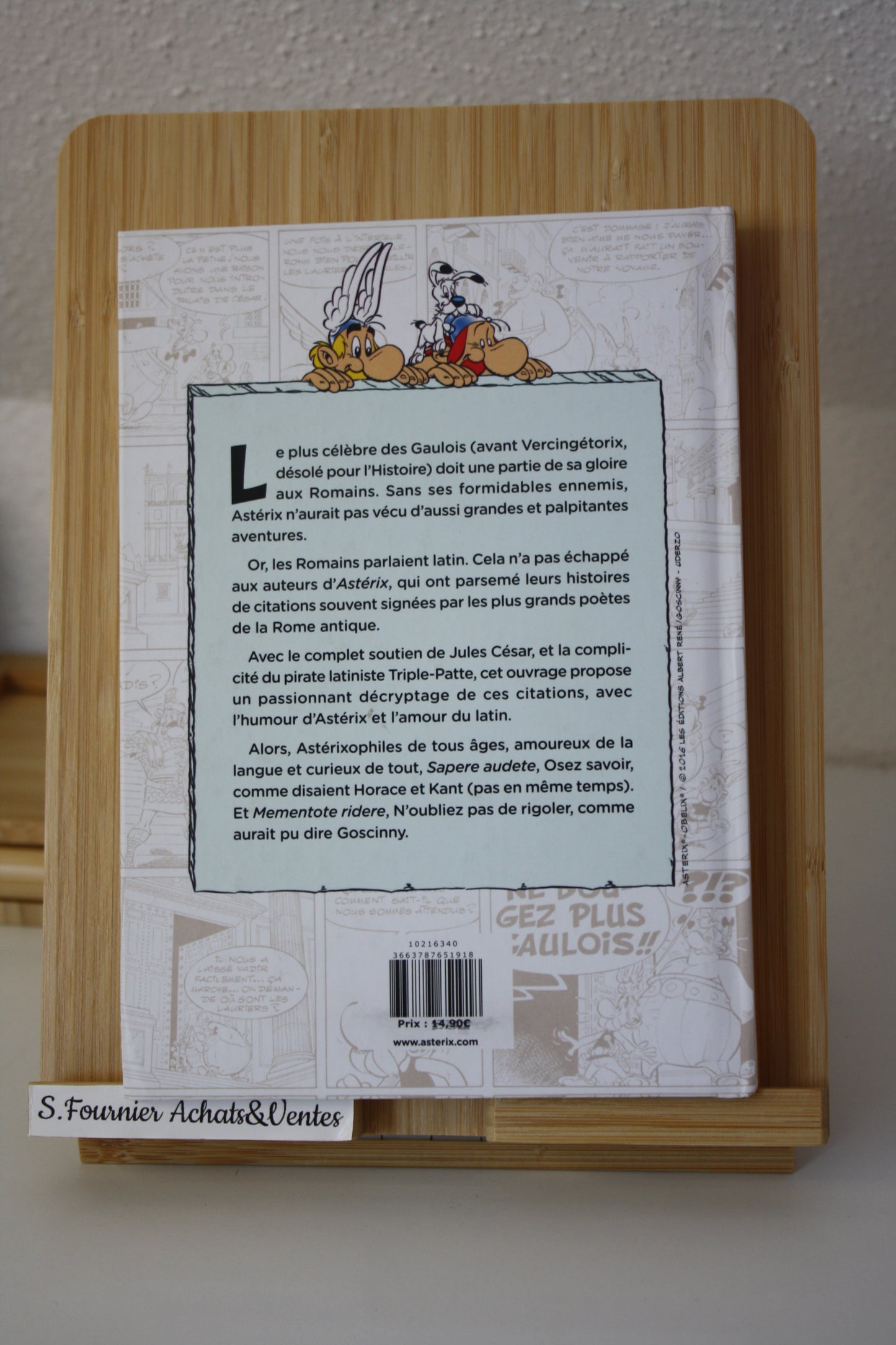 Les Citations latines expliquées – Astérix – Molin Goscinny Uderzo - E/P/A Hachette – Réédition-2019