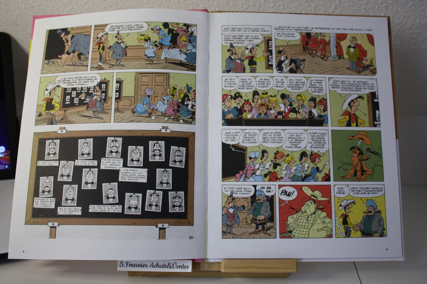 La fiancée de Lucky Luke – Lucky Luke – Morris & Vidal - Lucky comics – Réédition – 2009 - recollé